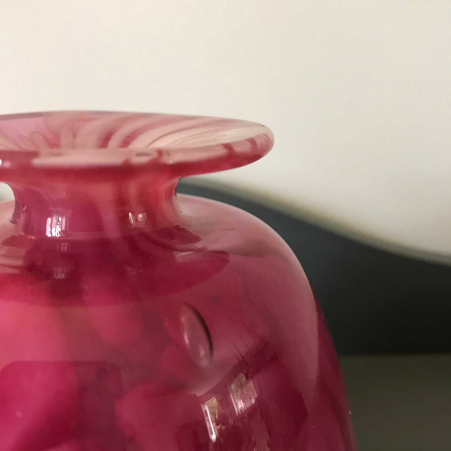 Pink Mdina Vase.