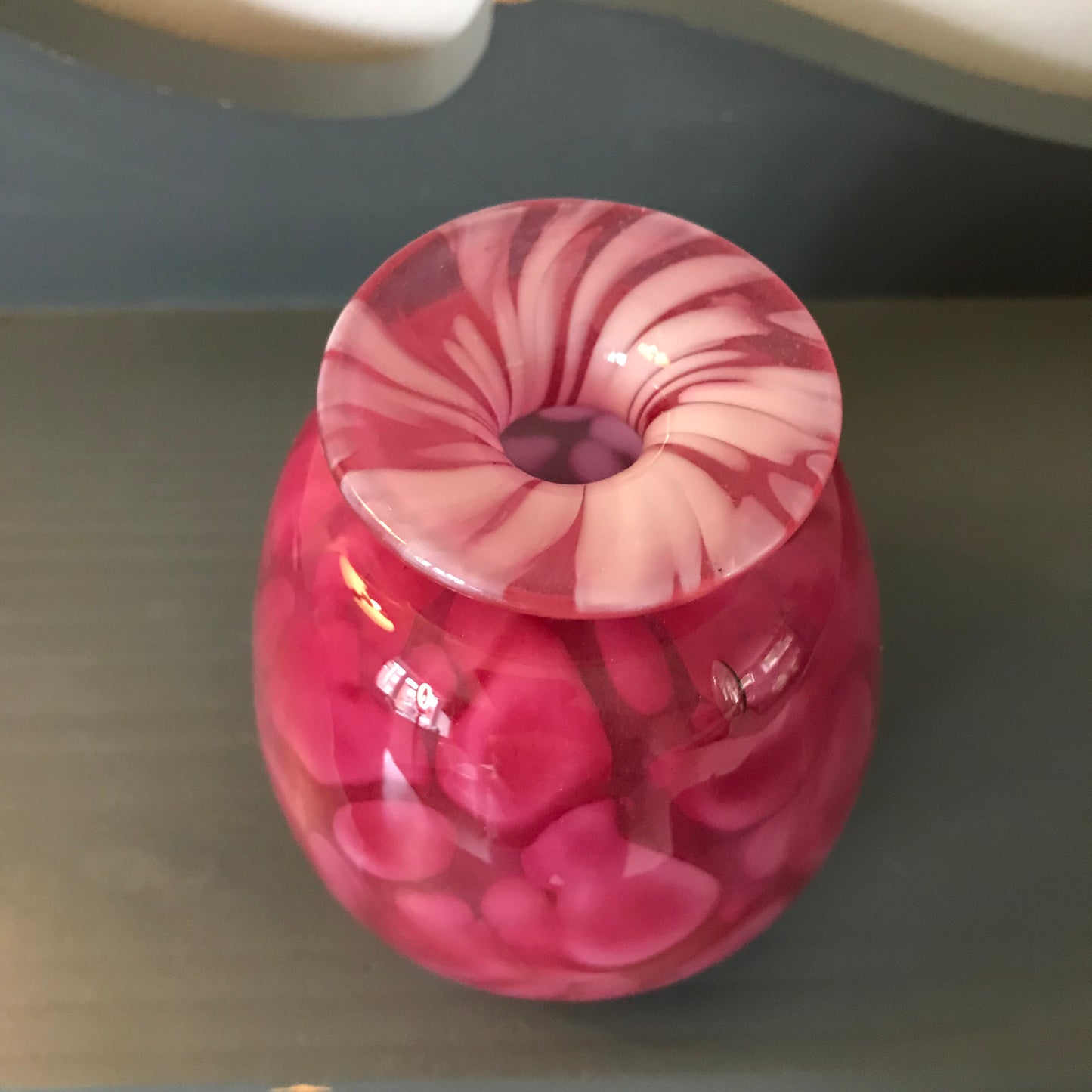 Pink Mdina Vase.