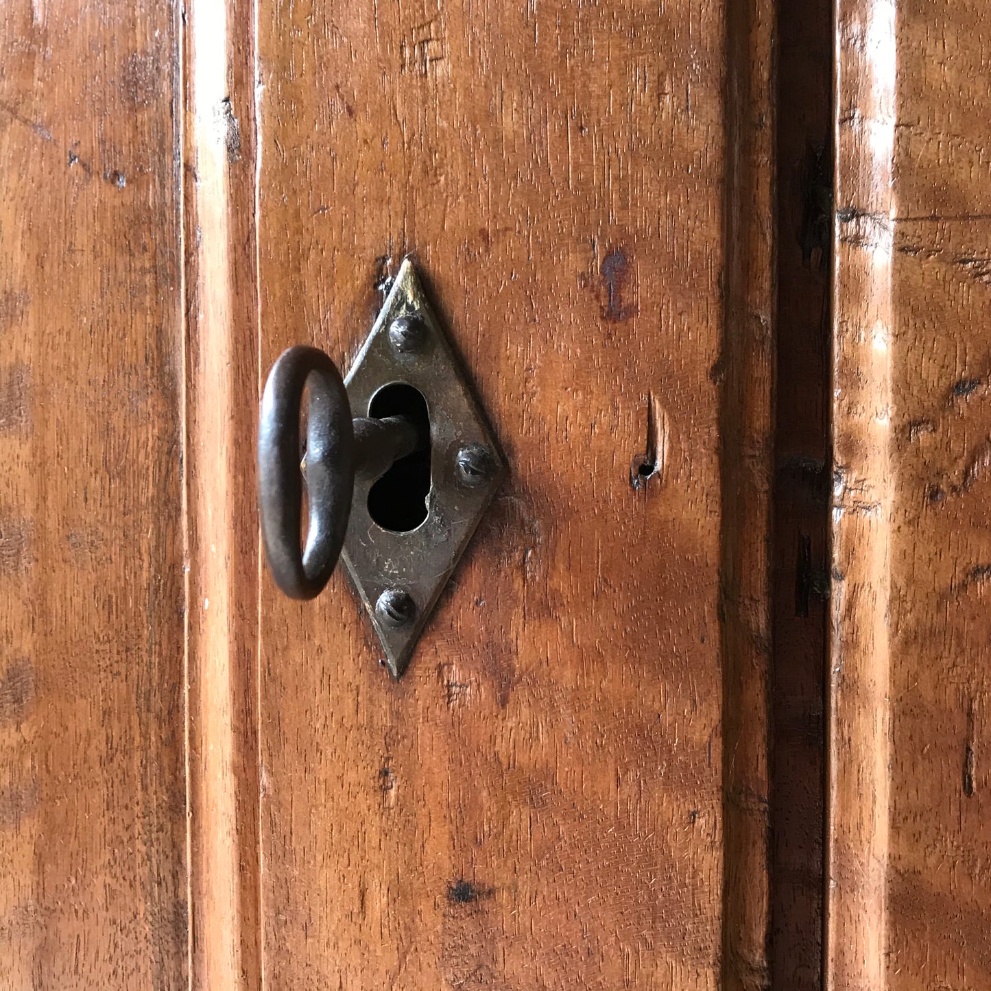 Fruitwood Side Cabinet.