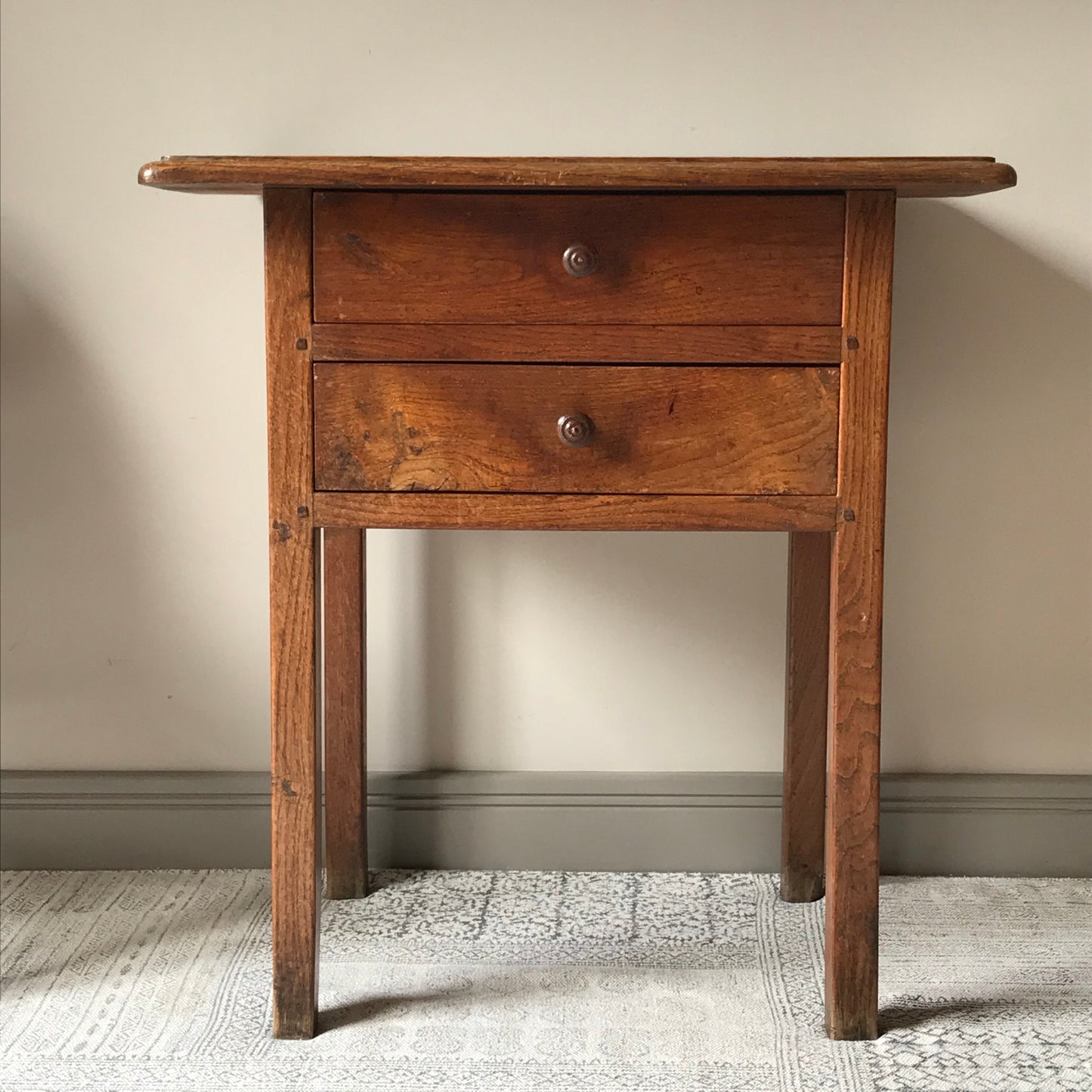 Provincial Oak Table.