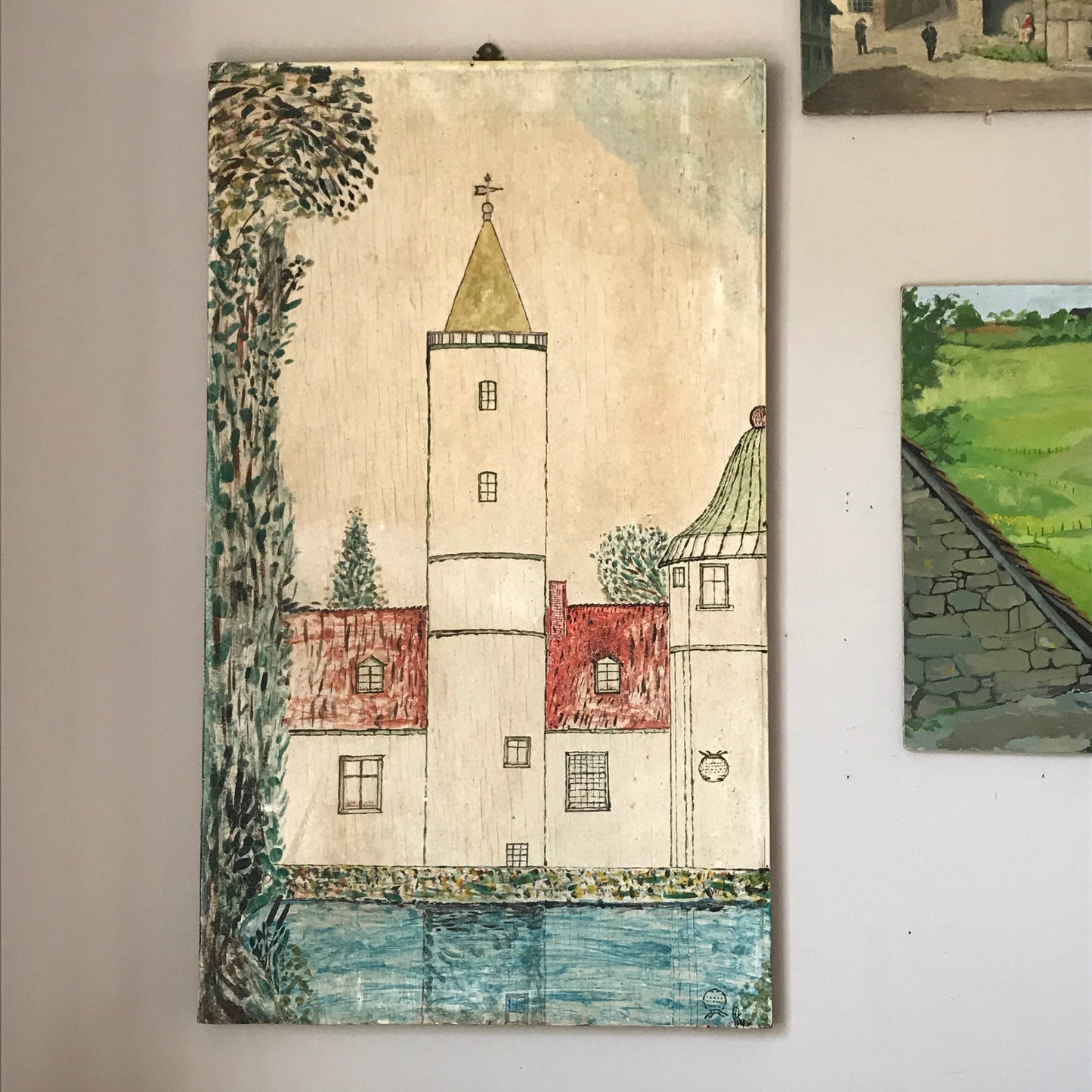 Naive Castle Painting.