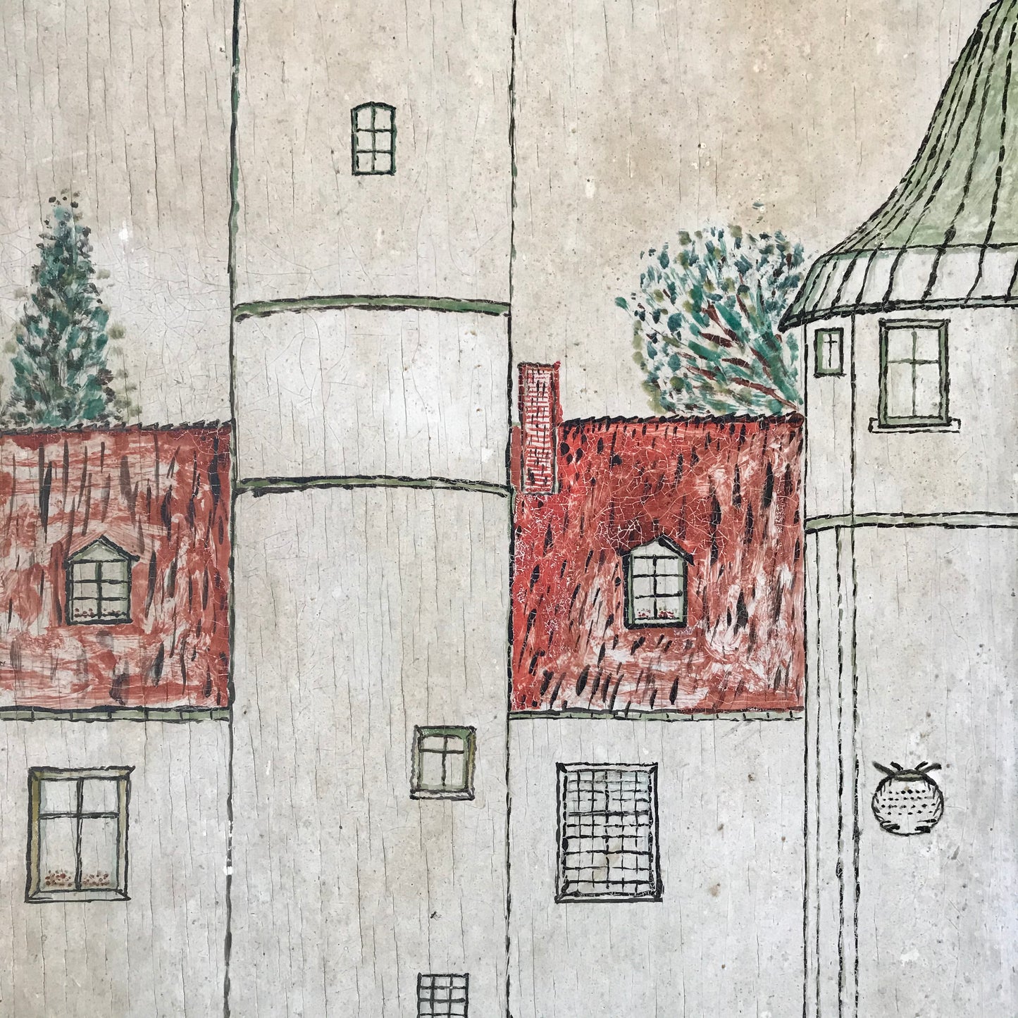 Naive Castle Painting.
