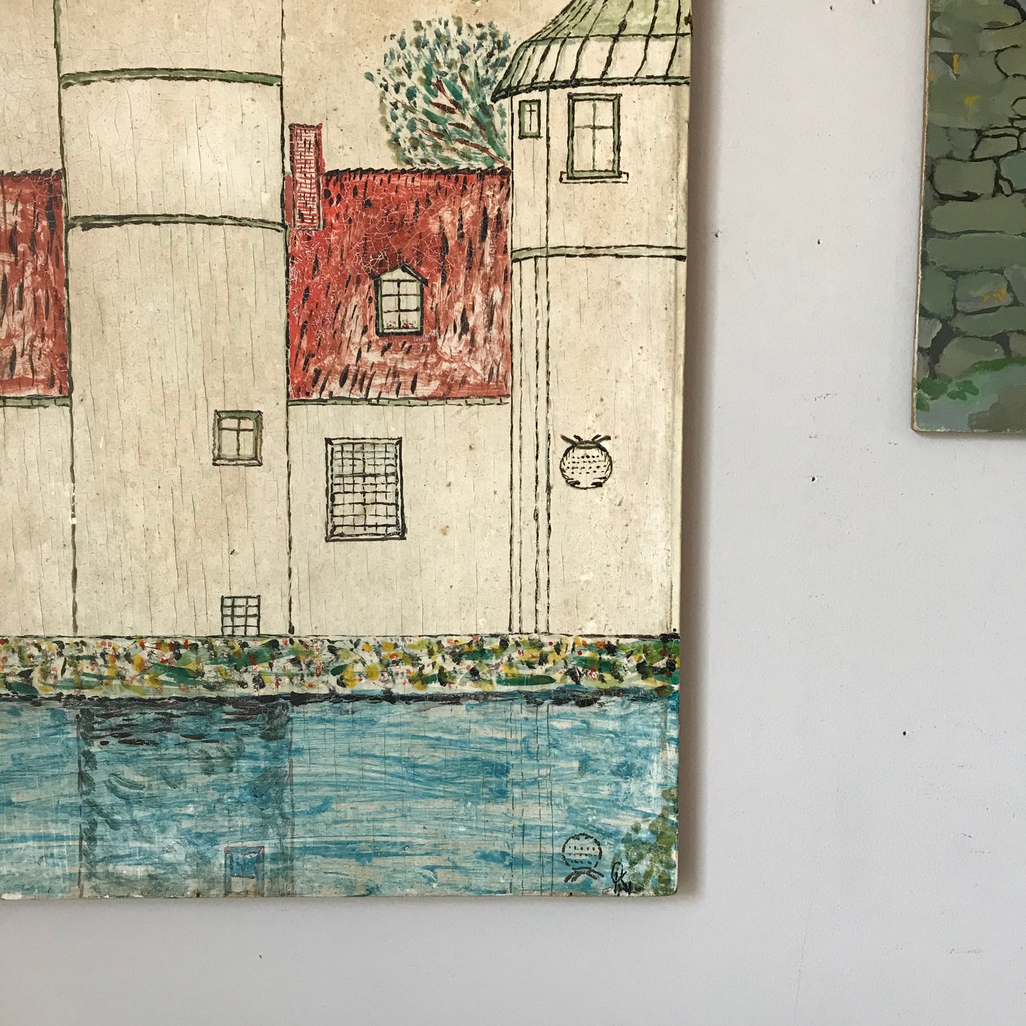 Naive Castle Painting.