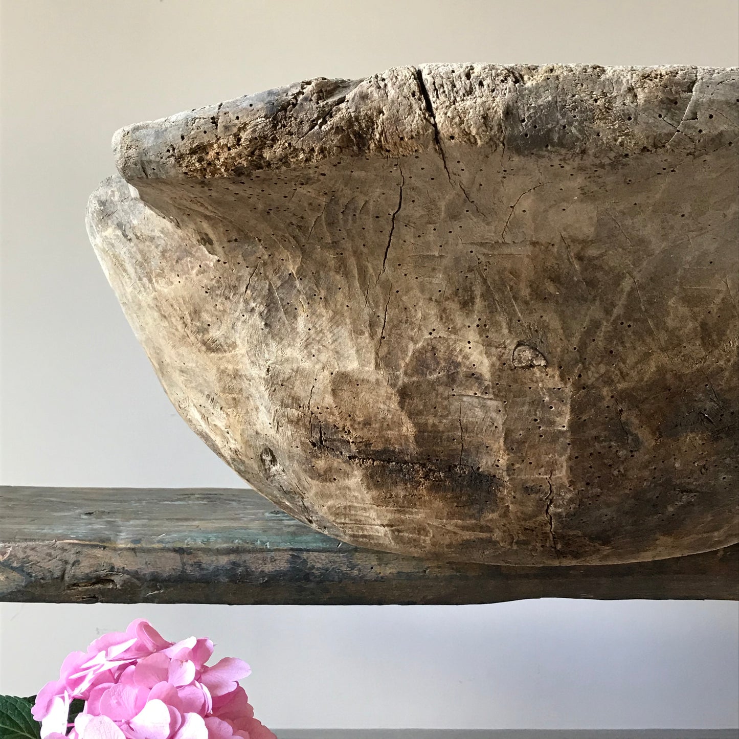 Large 19th Century Dough Bowl.
