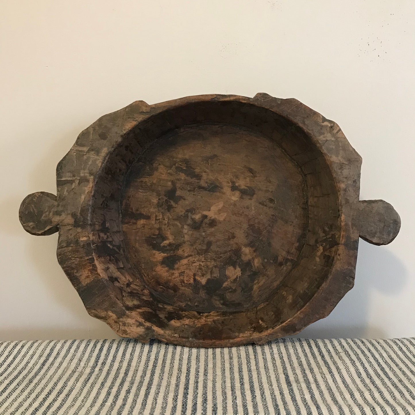 Wooden Dough Bowl.