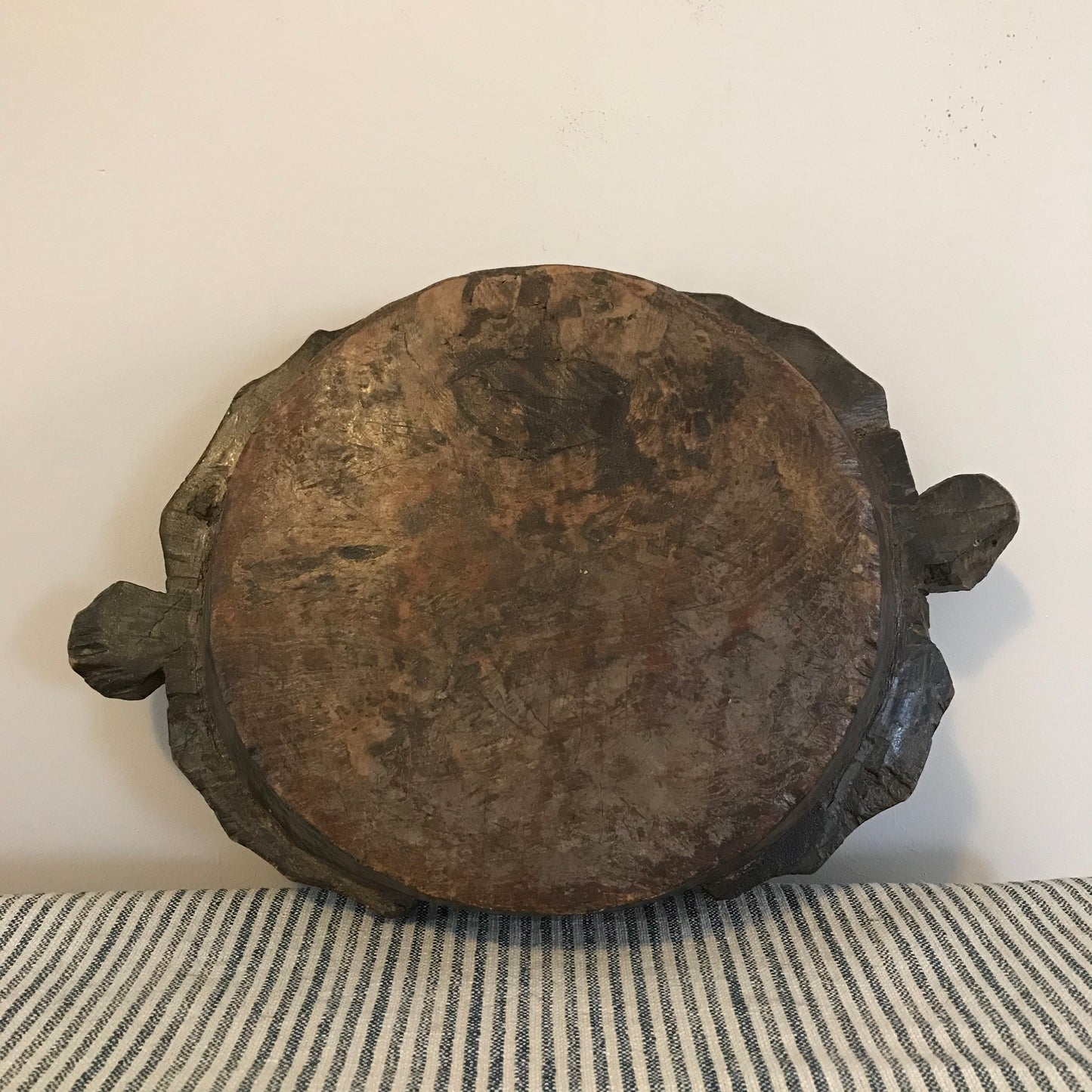 Wooden Dough Bowl.