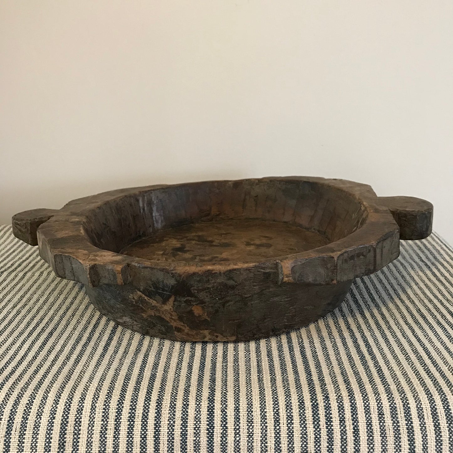 Wooden Dough Bowl.