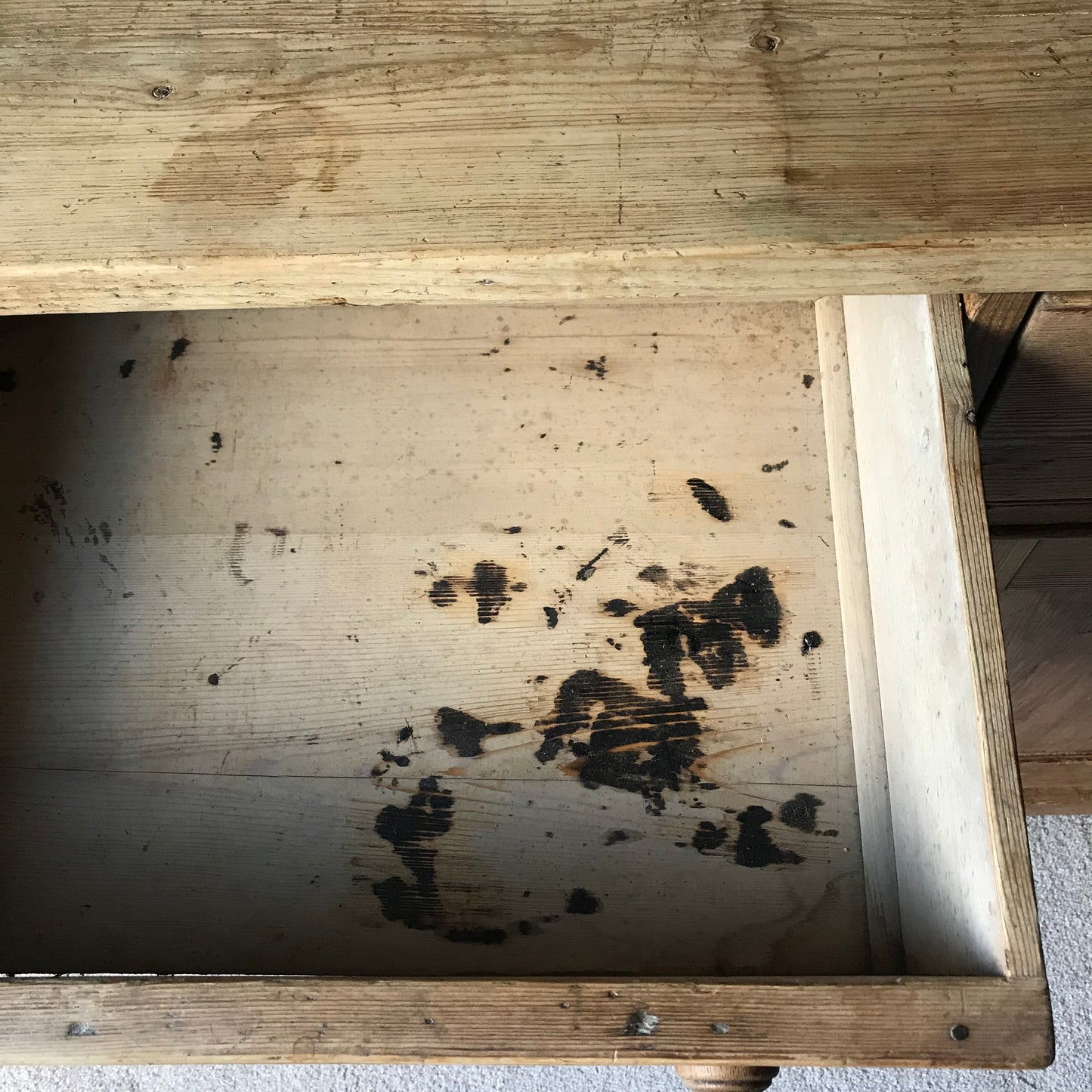 Pine Dresser Base.