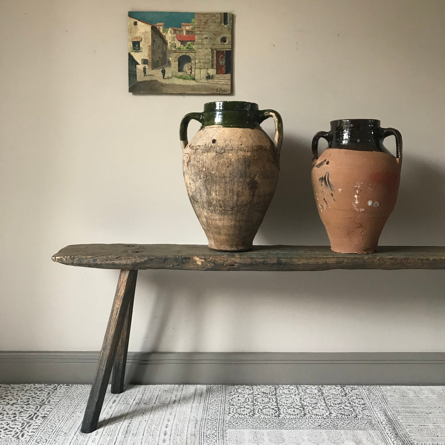 Primitive Pig Bench.