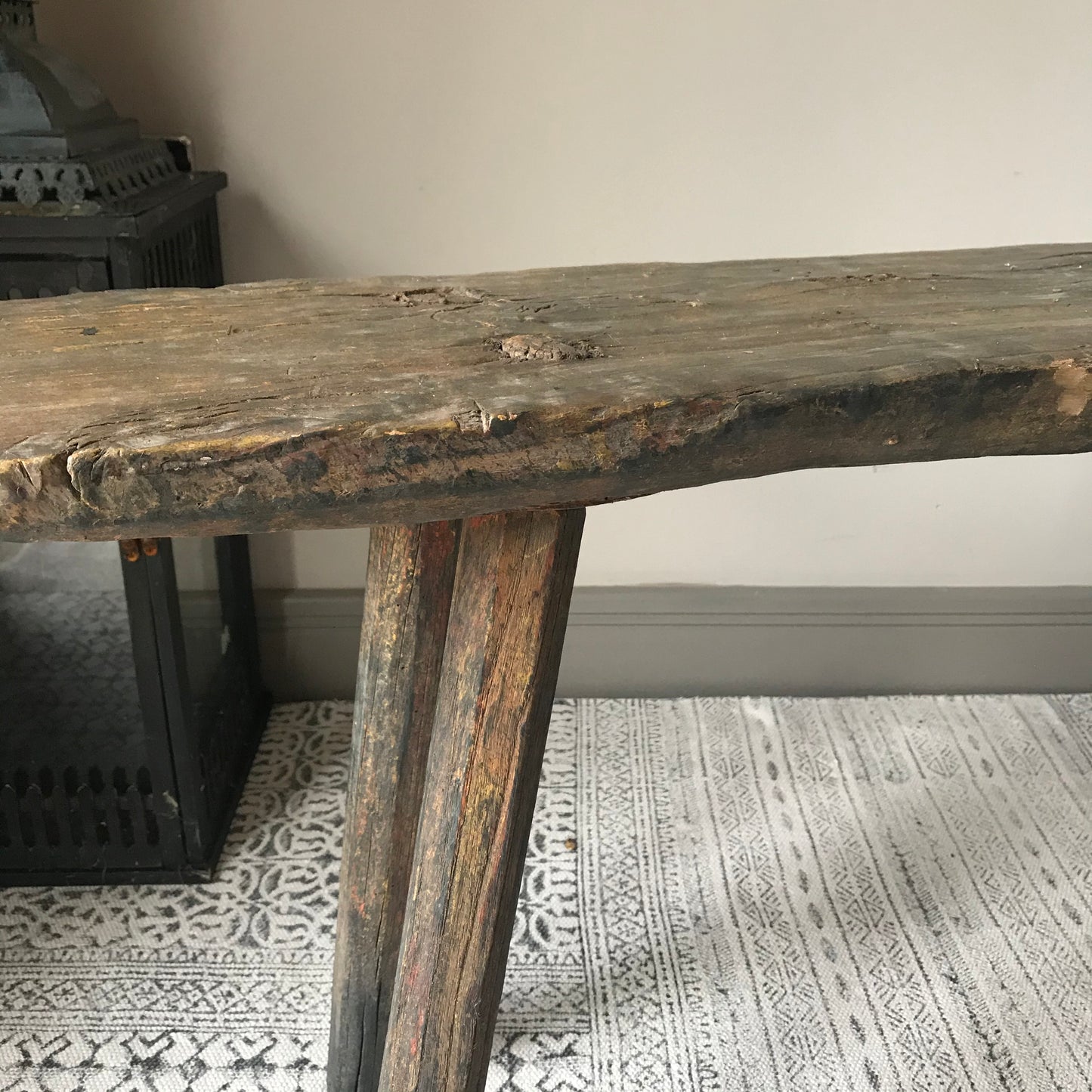 Primitive Pig Bench.