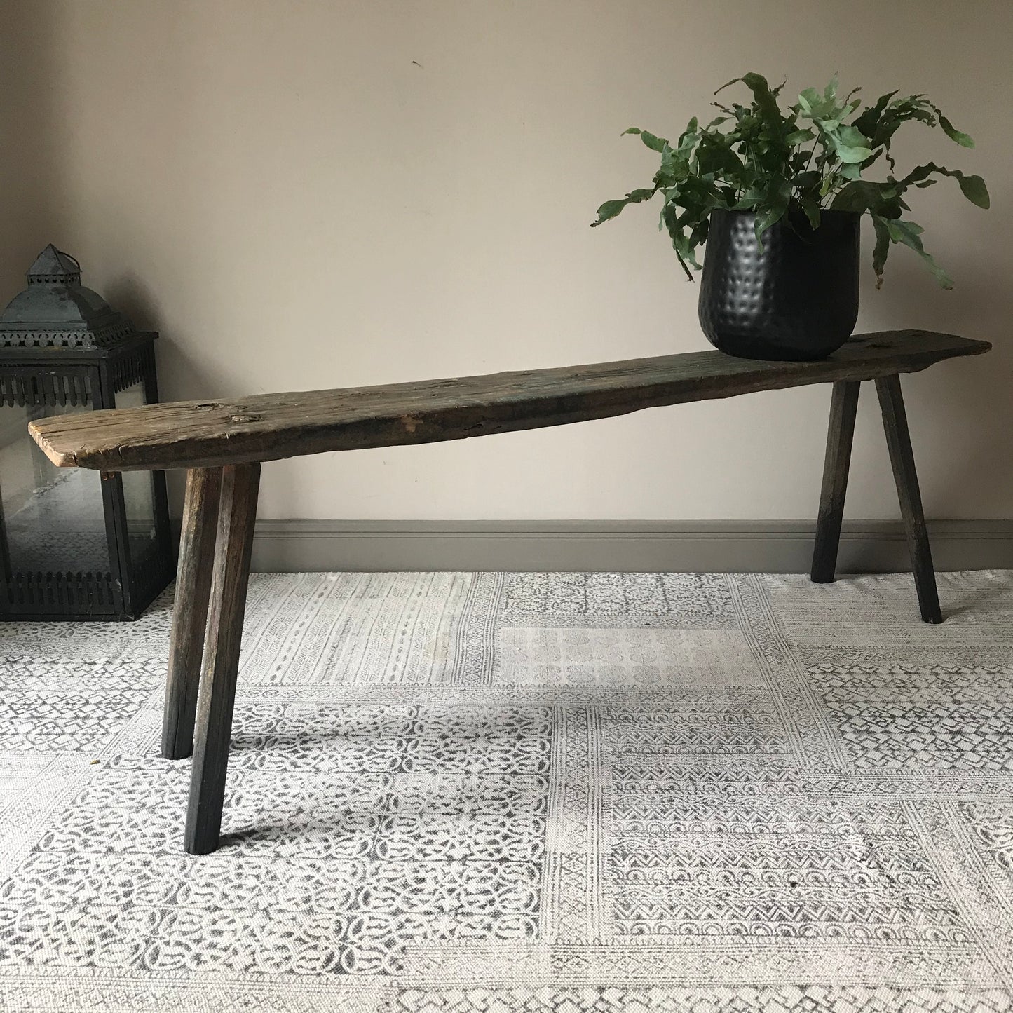Primitive Pig Bench.