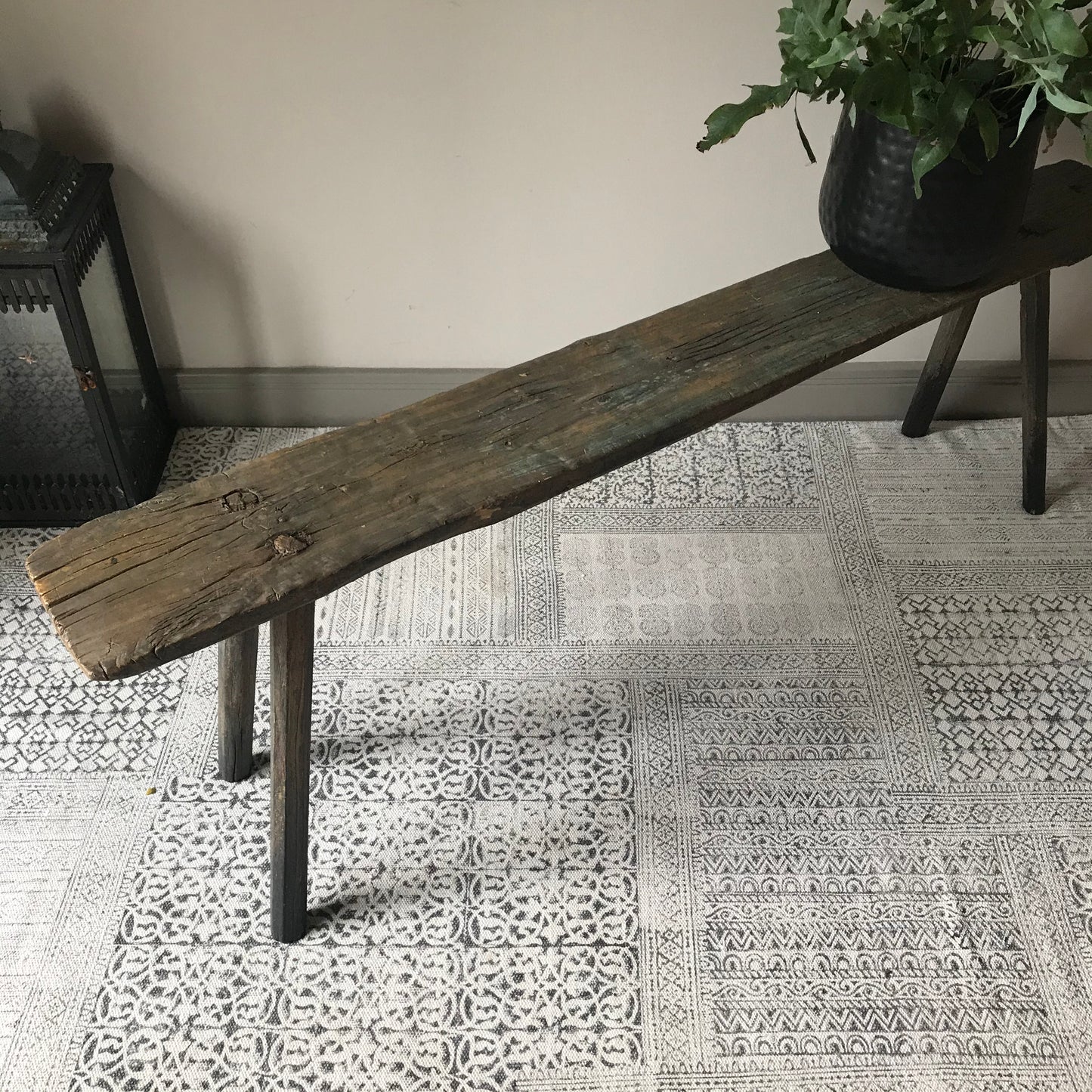 Primitive Pig Bench.