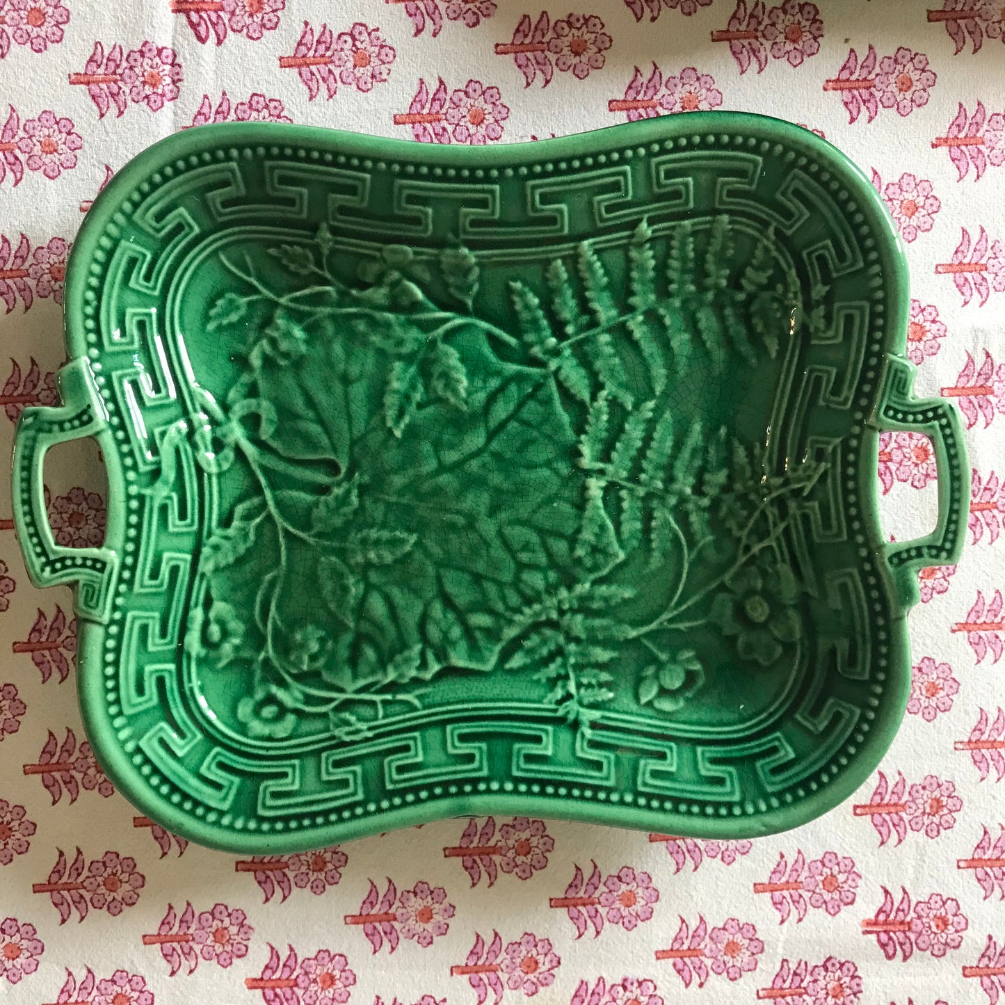Majolica Dishes.