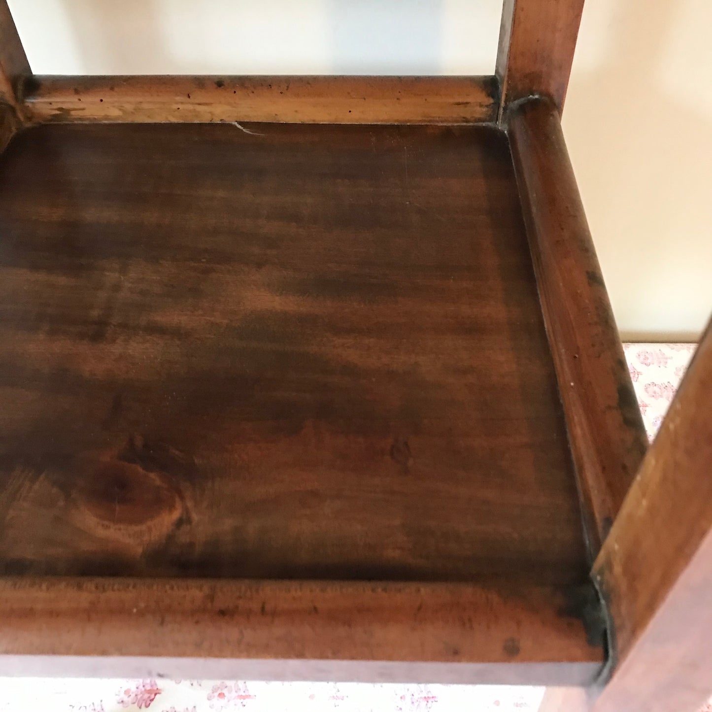 Provincial Fruitwood Side Table.