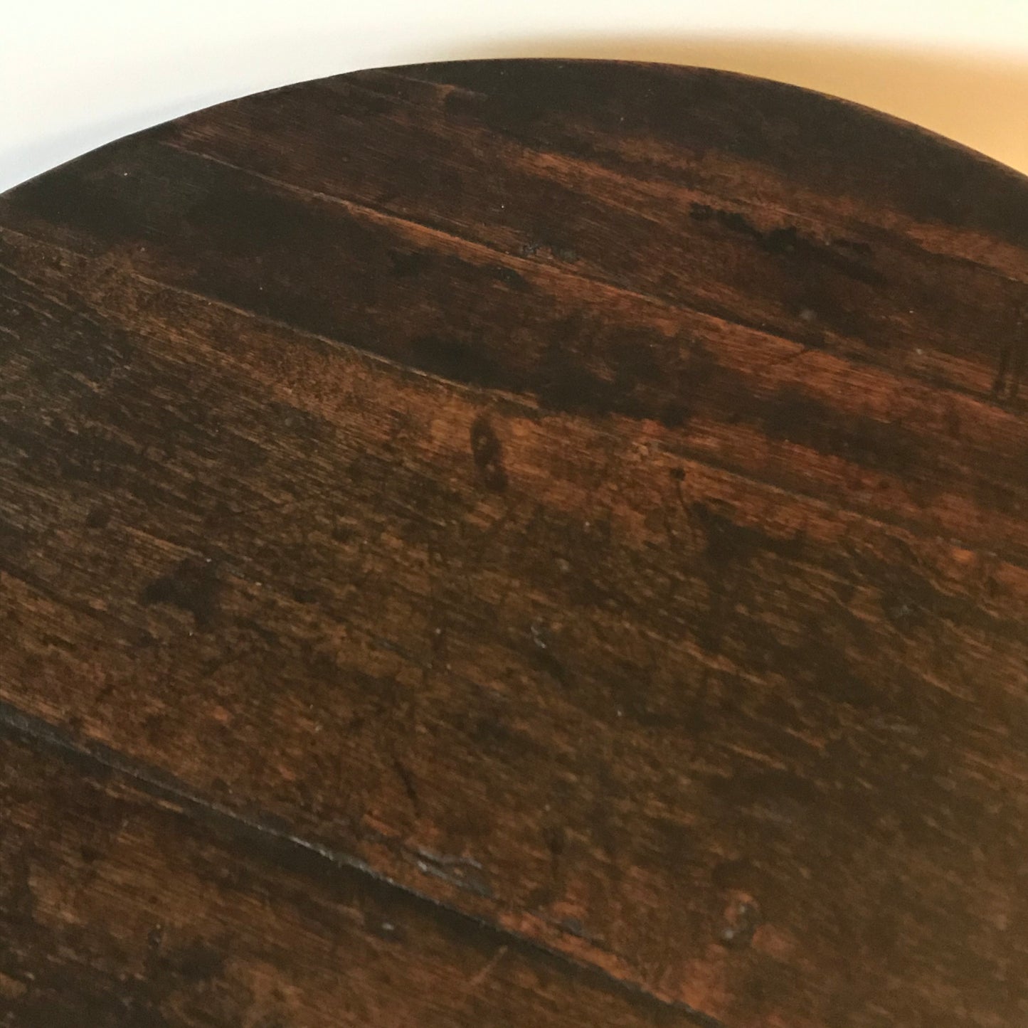 Oak and Pine Cricket Table.
