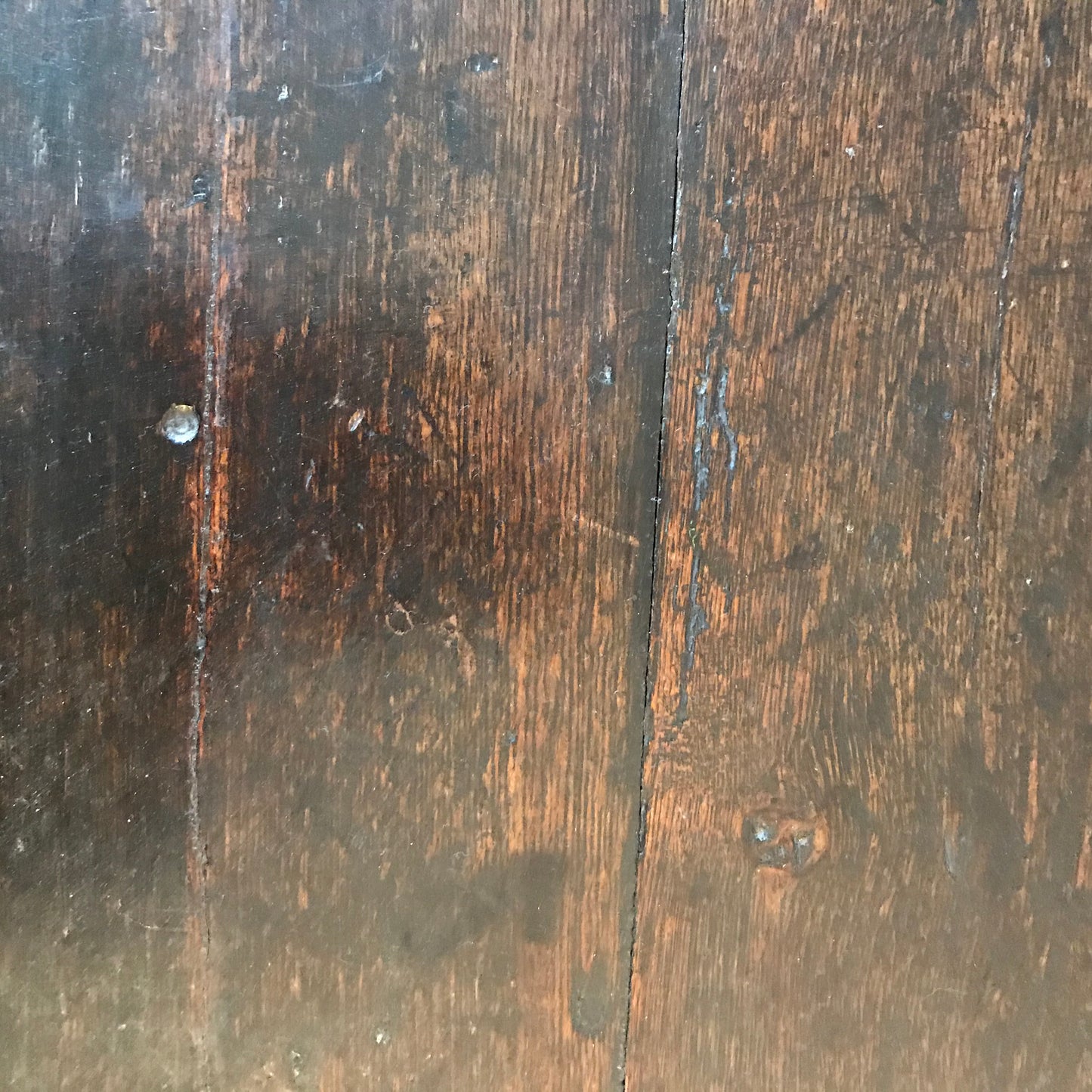 Oak and Pine Cricket Table.