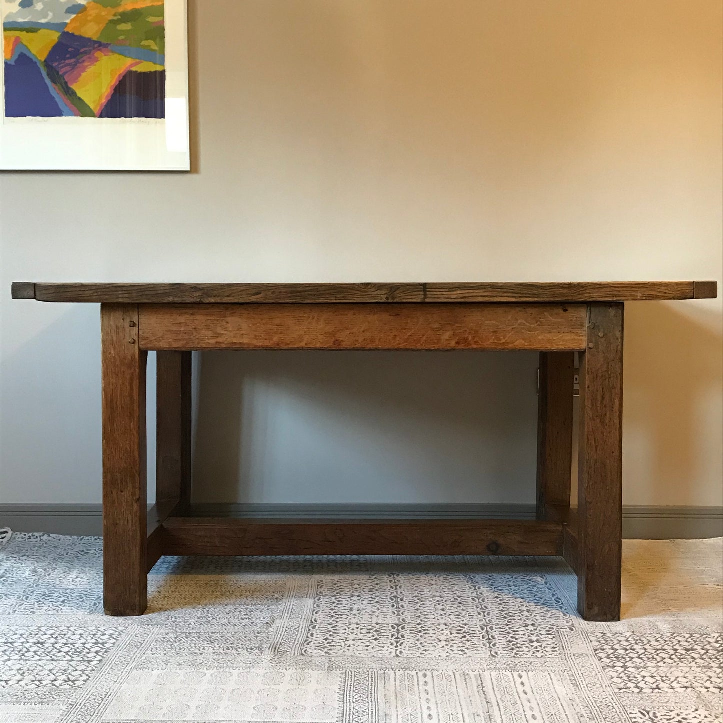 Oak Prep Table.