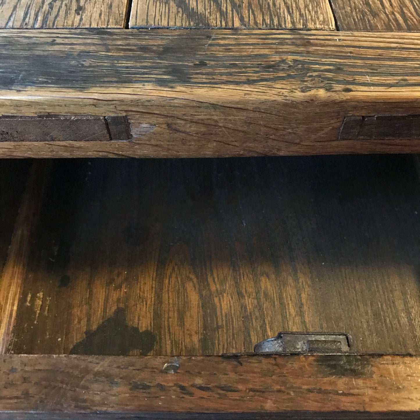 Oak Prep Table.