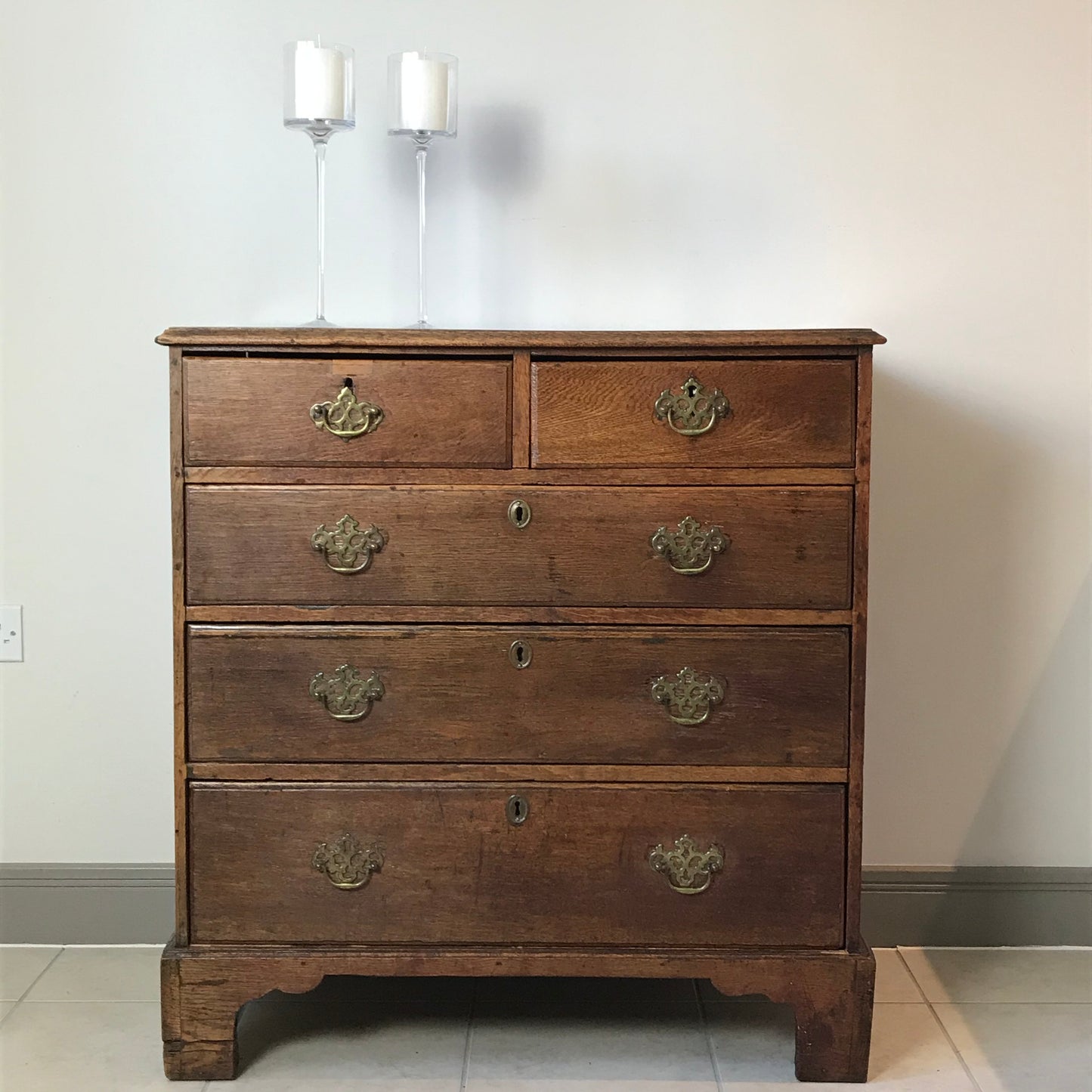 George III Oak Chest.