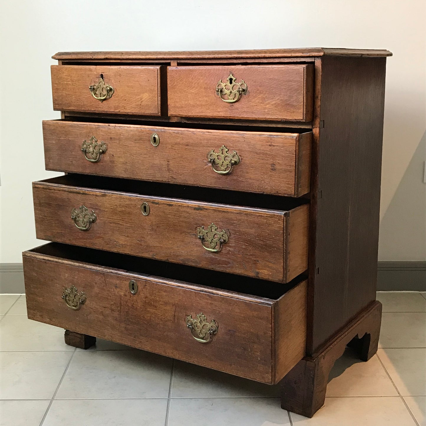 George III Oak Chest.