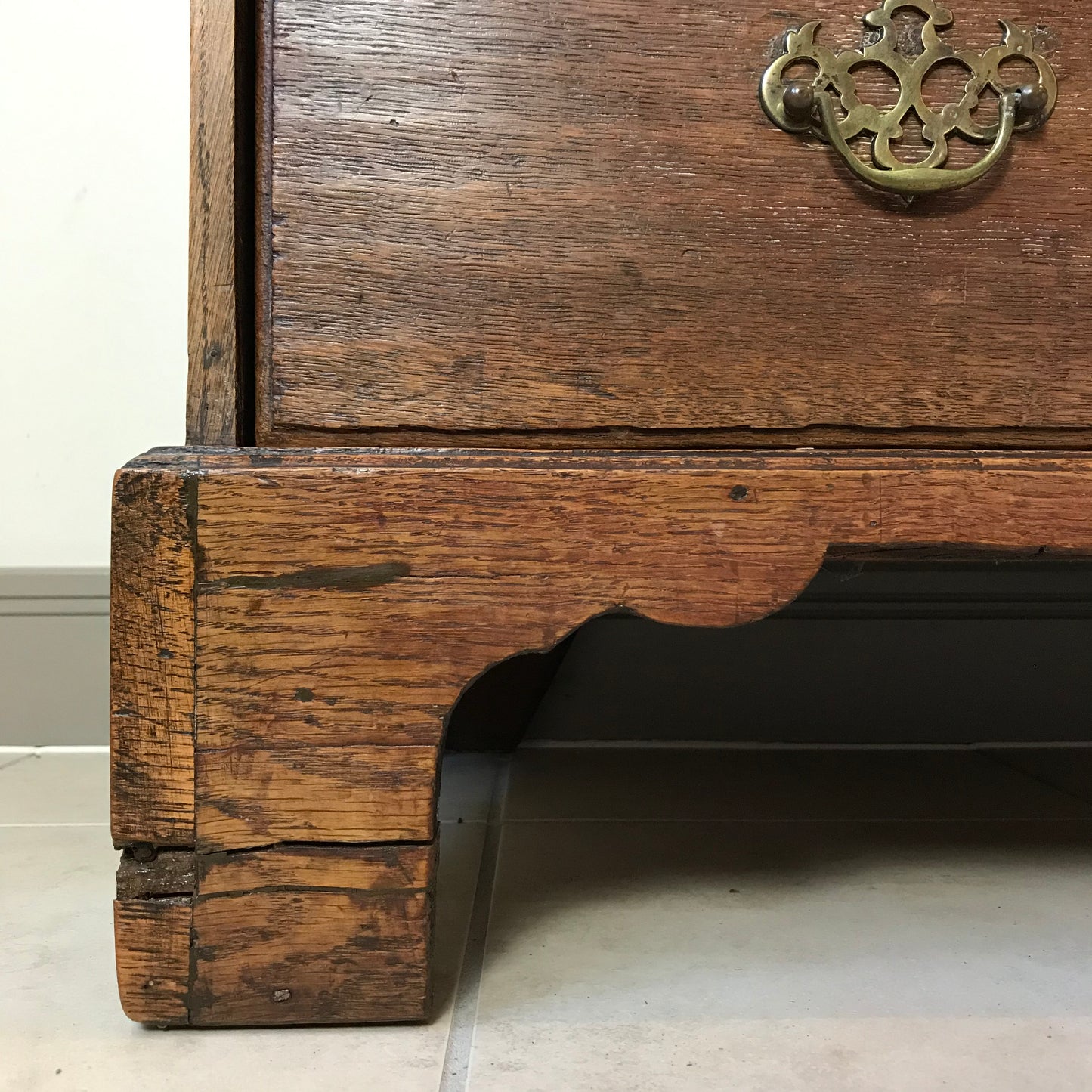 George III Oak Chest.