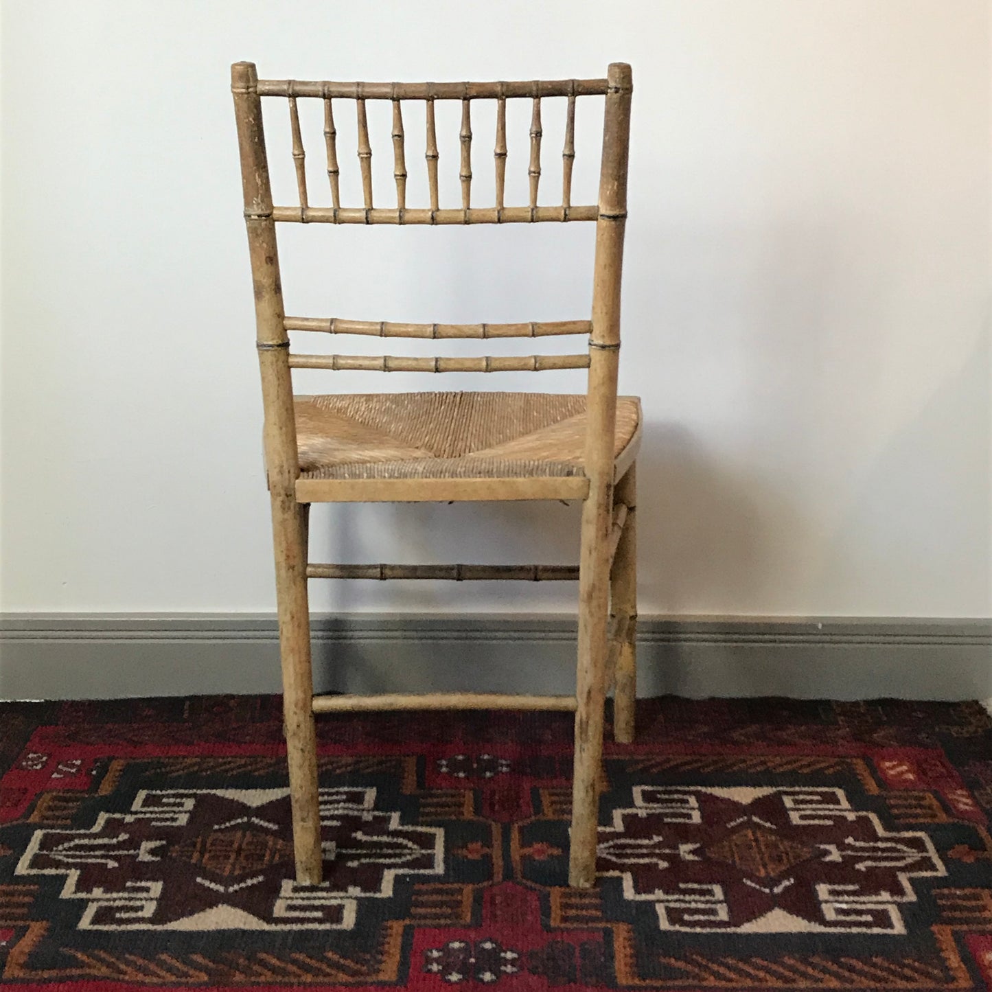 Regency Faux Bamboo Chair.