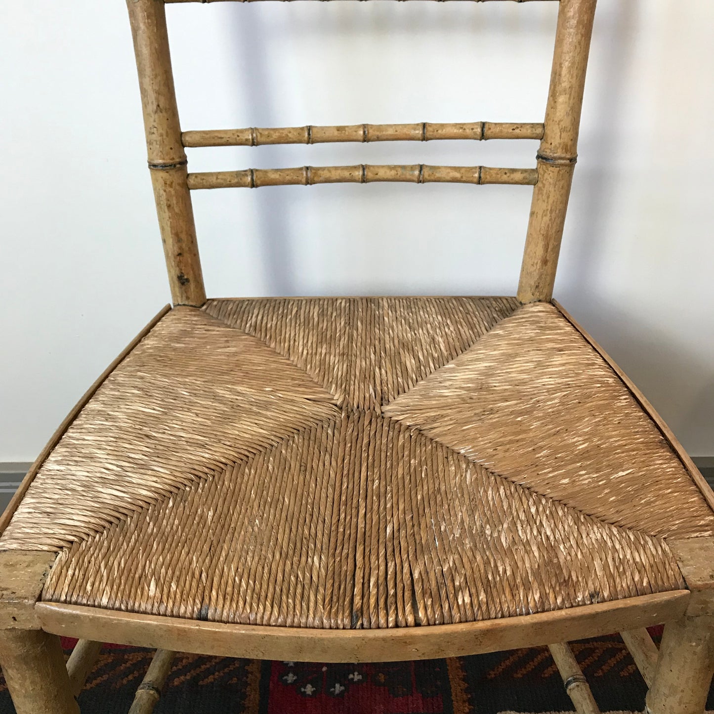Regency Faux Bamboo Chair.