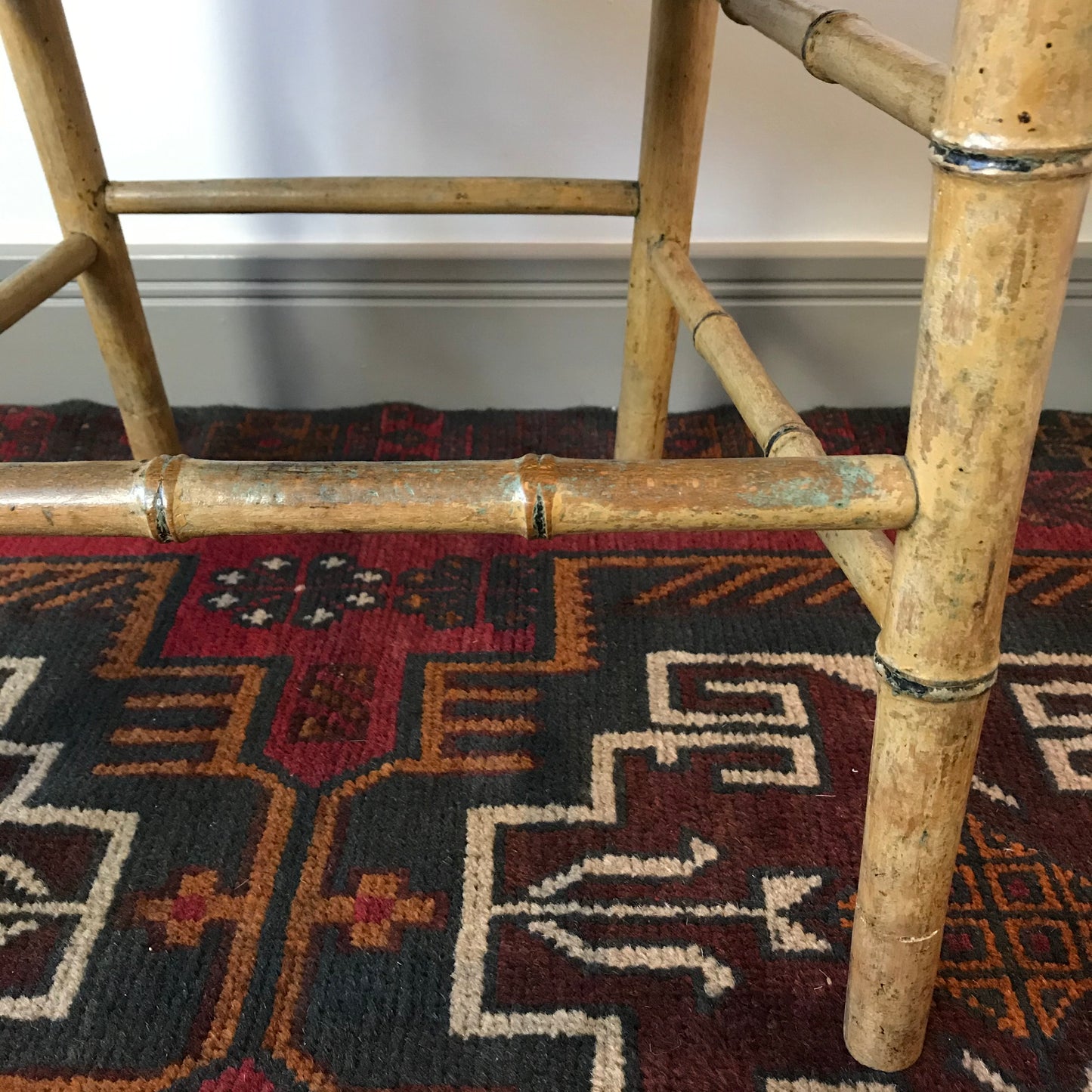 Regency Faux Bamboo Chair.