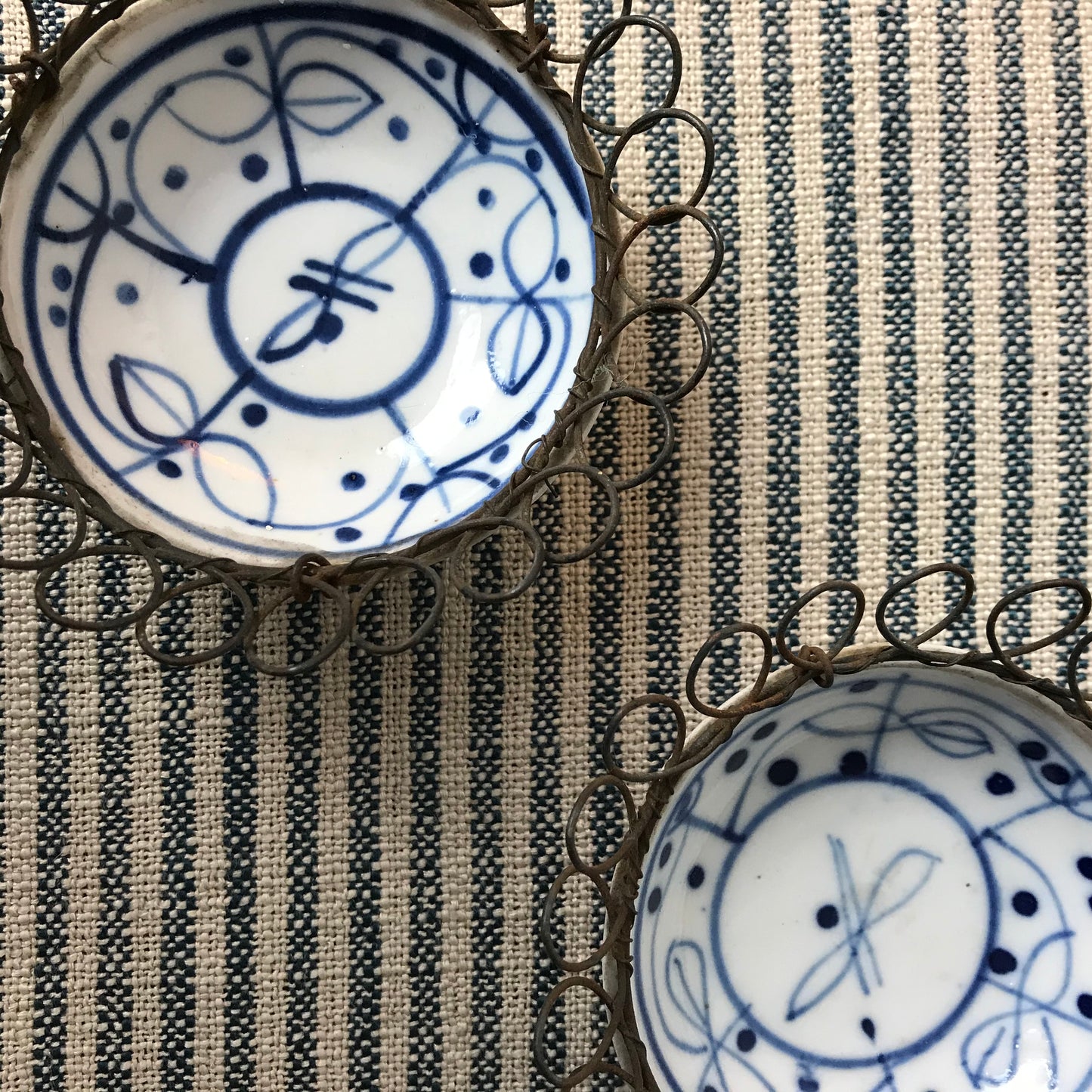 Blue and White.