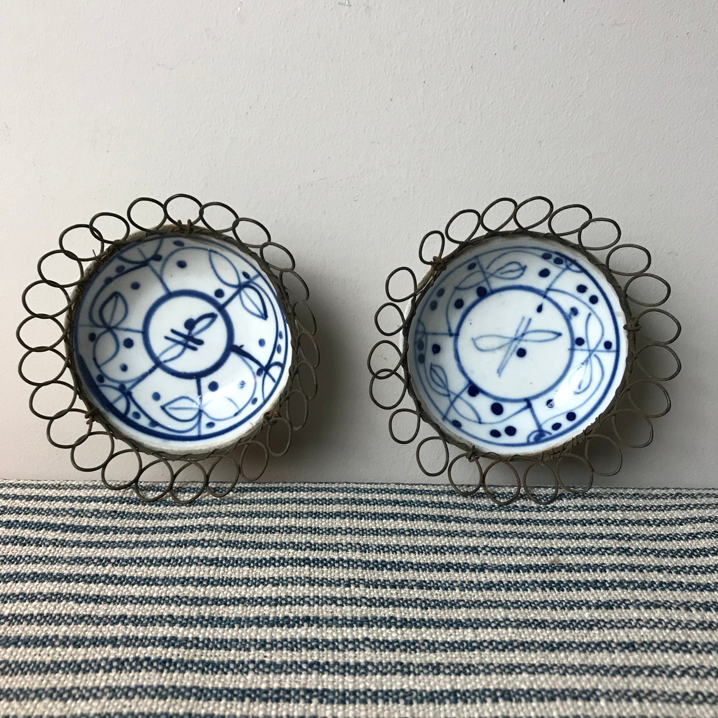 Blue and White.