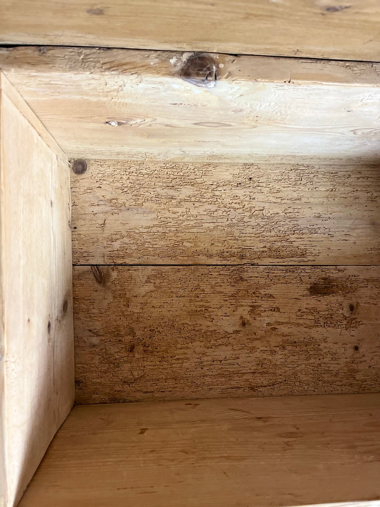 Continental Pine Box Seat /Settle.