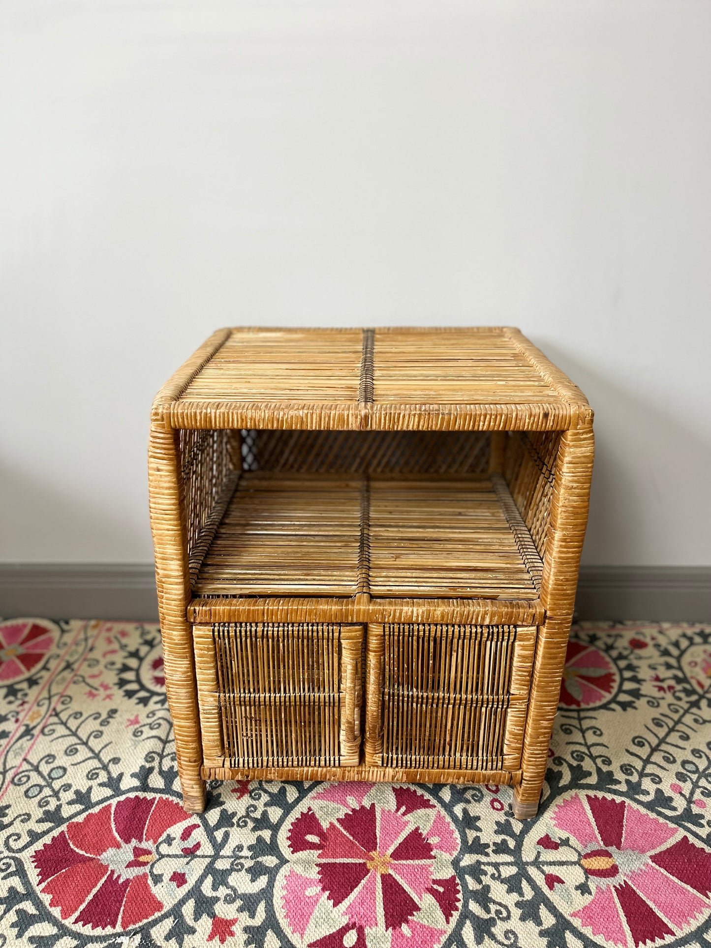 Mid Century Cane Table.