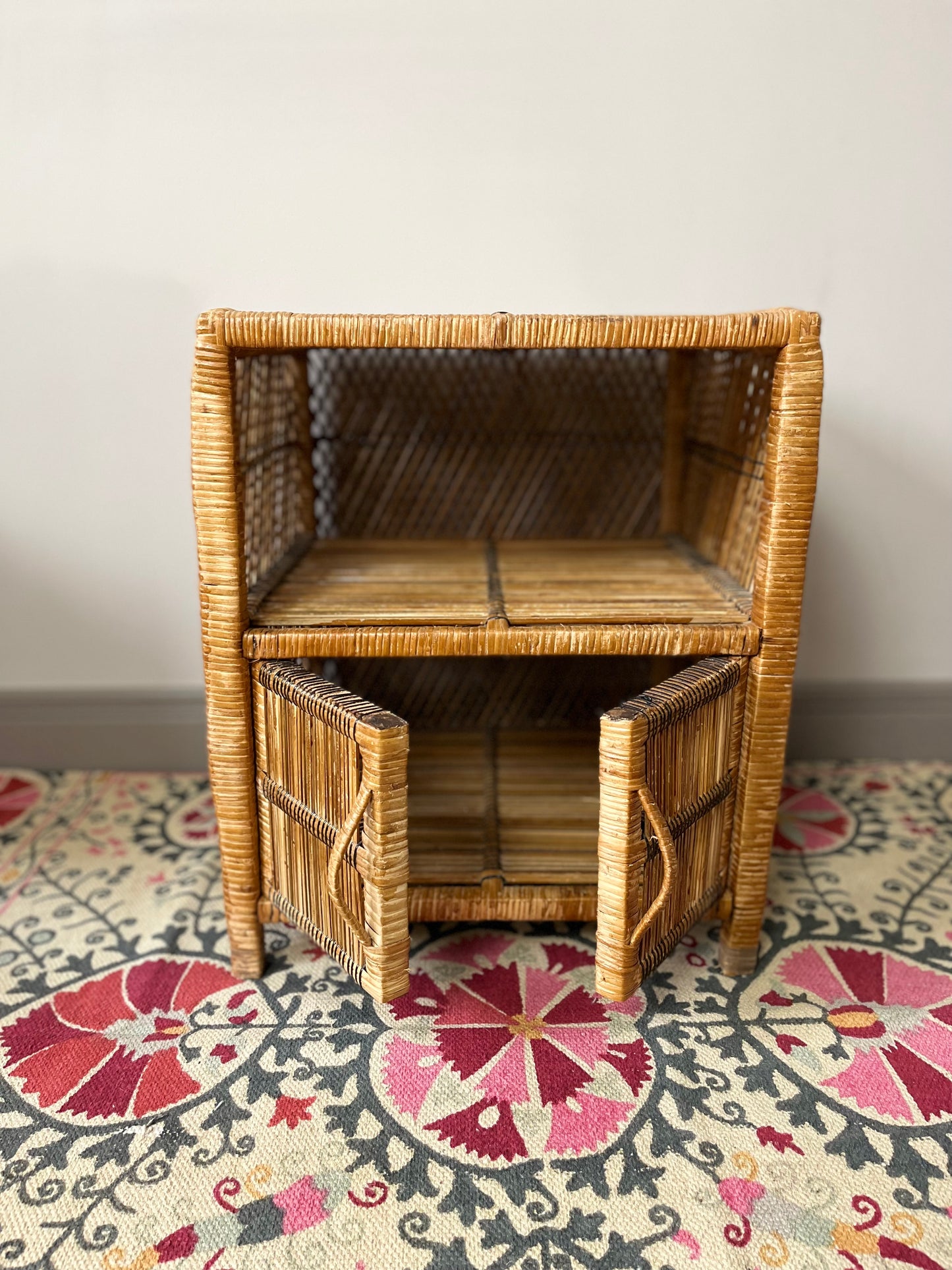 Mid Century Cane Table.