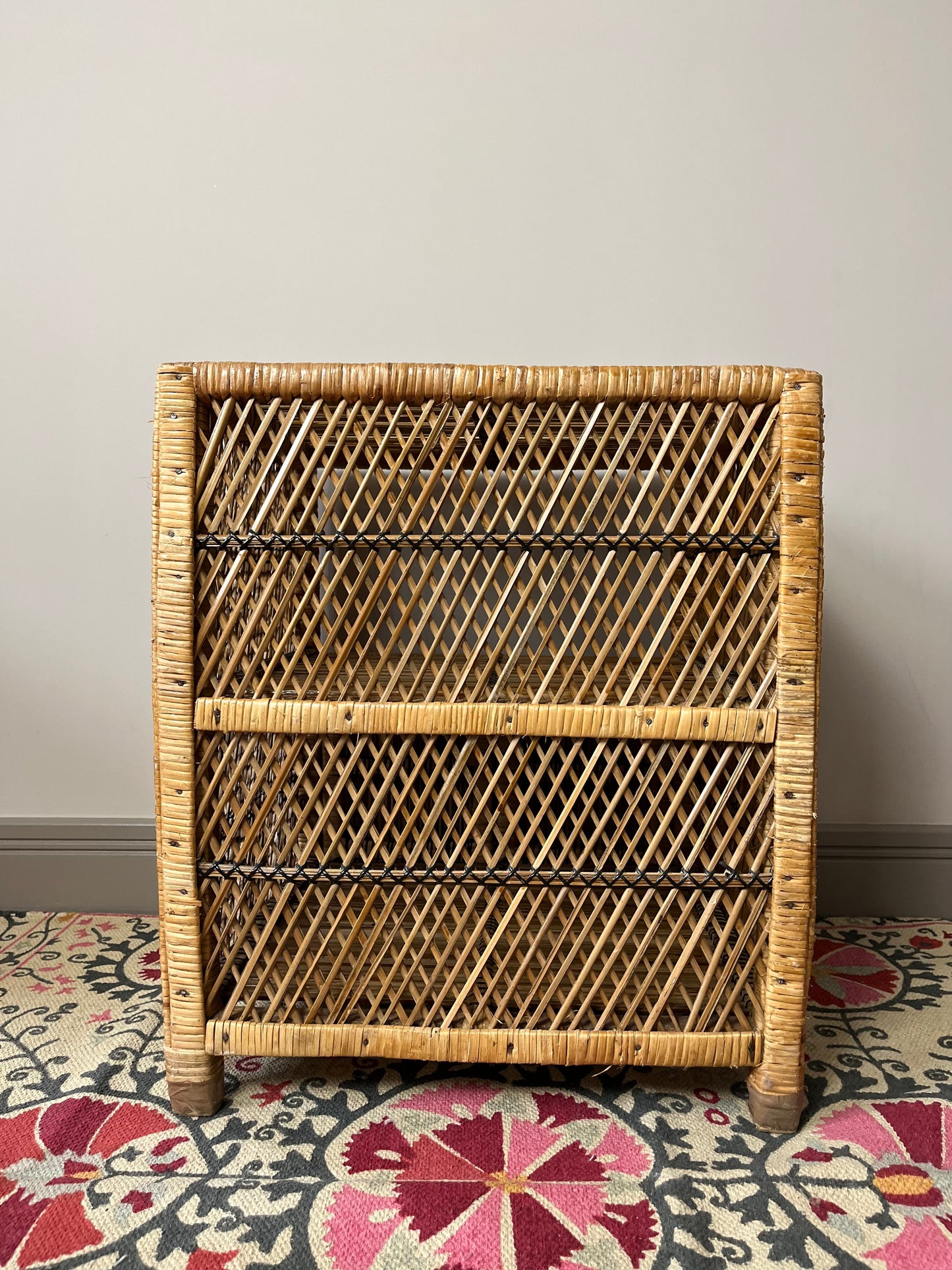Mid Century Cane Table.