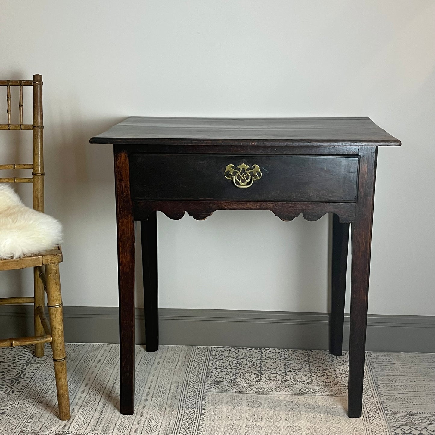 Country Oak Side Table.