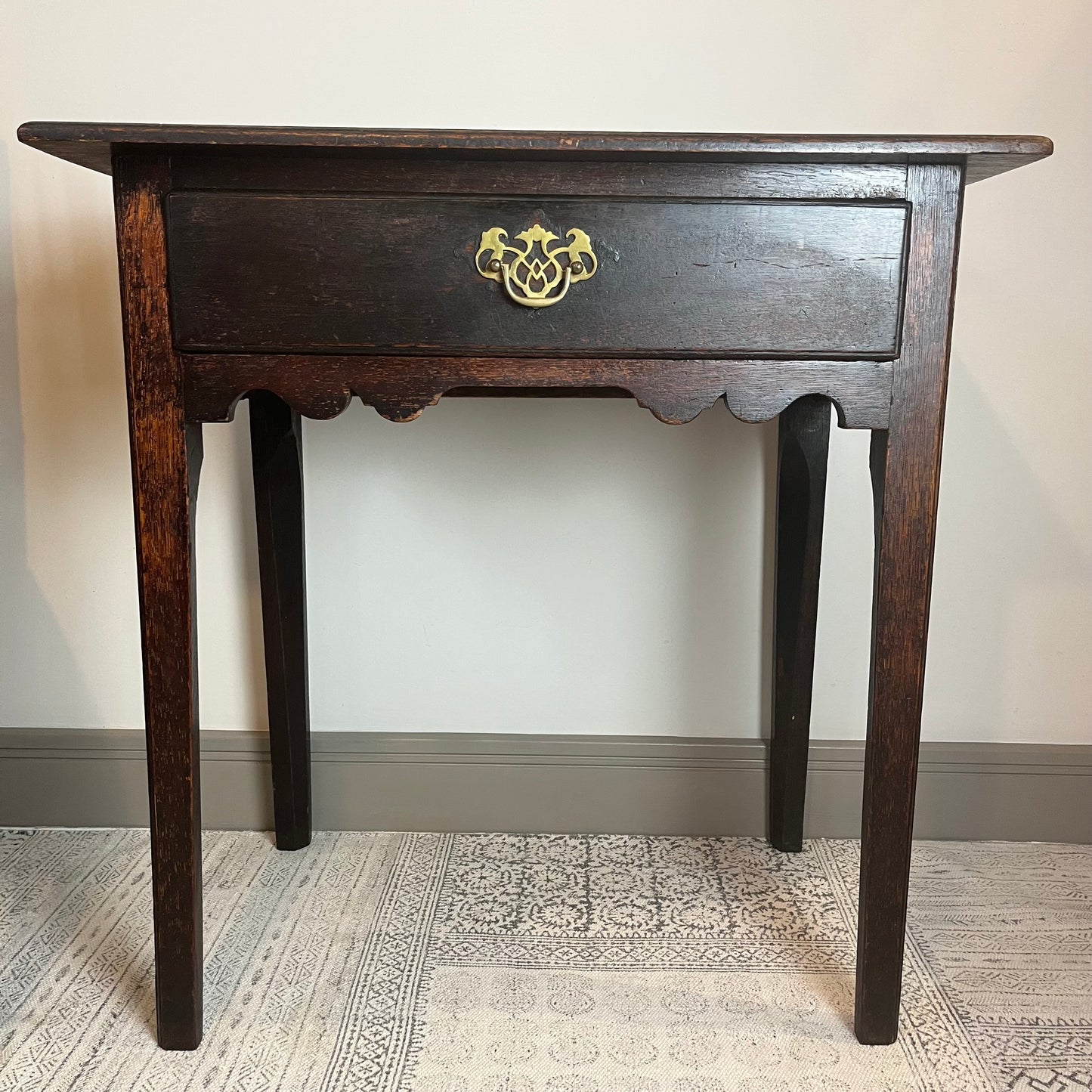 Country Oak Side Table.