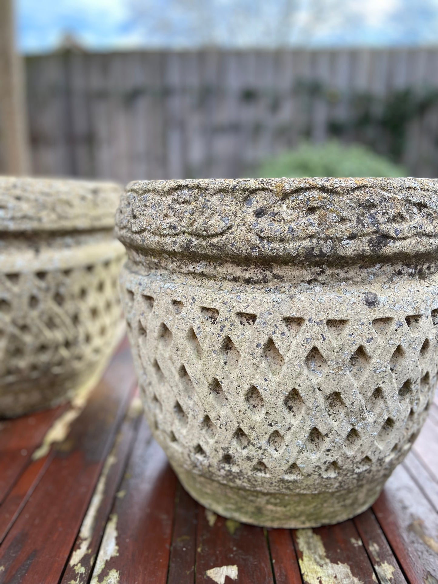 Pair Of Cotswold Planters.
