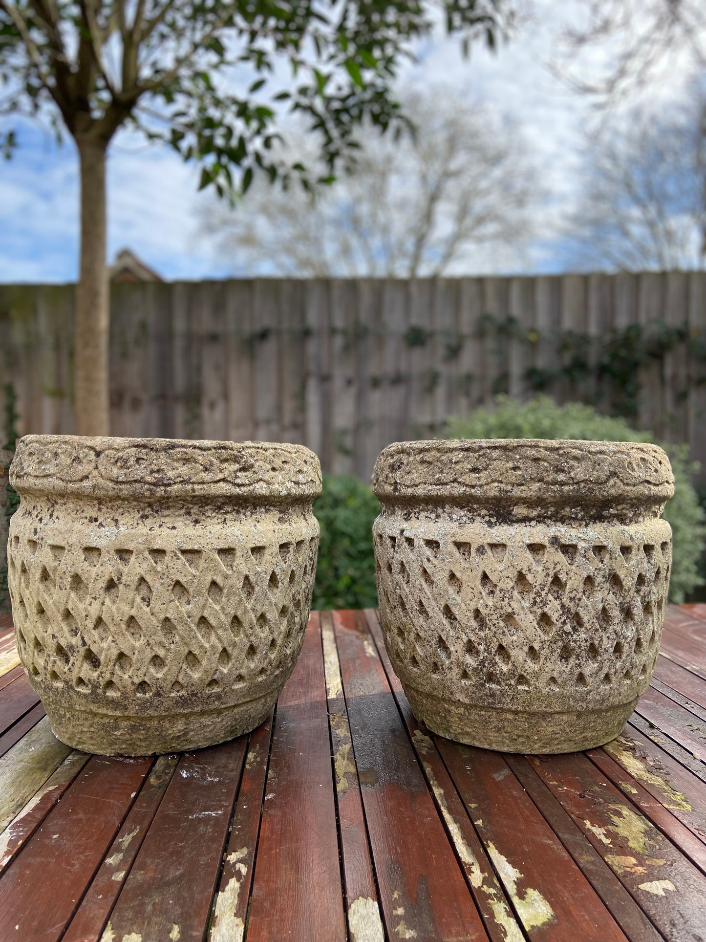 Pair Of Cotswold Planters.