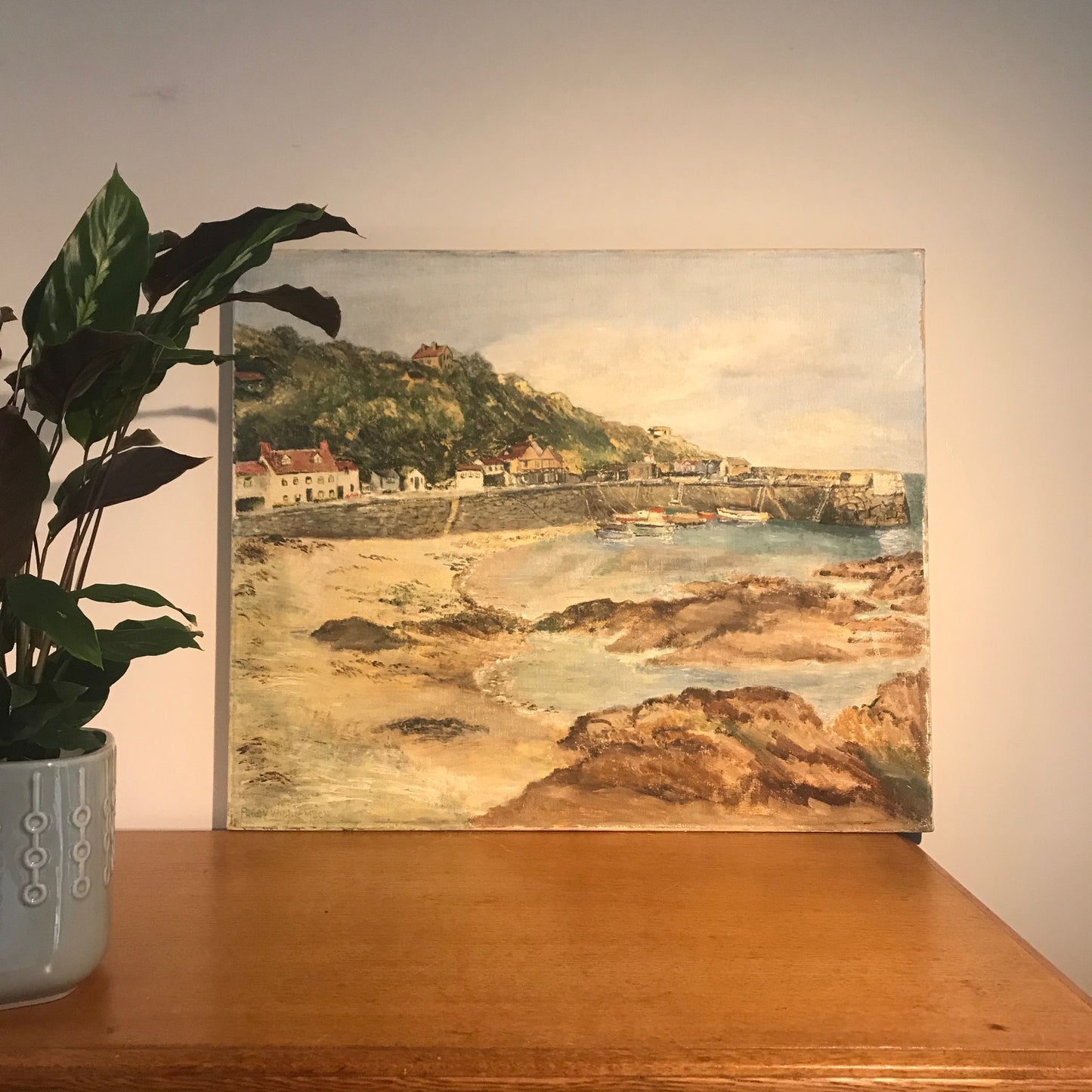 Rozel Bay Oil on Canvas.
