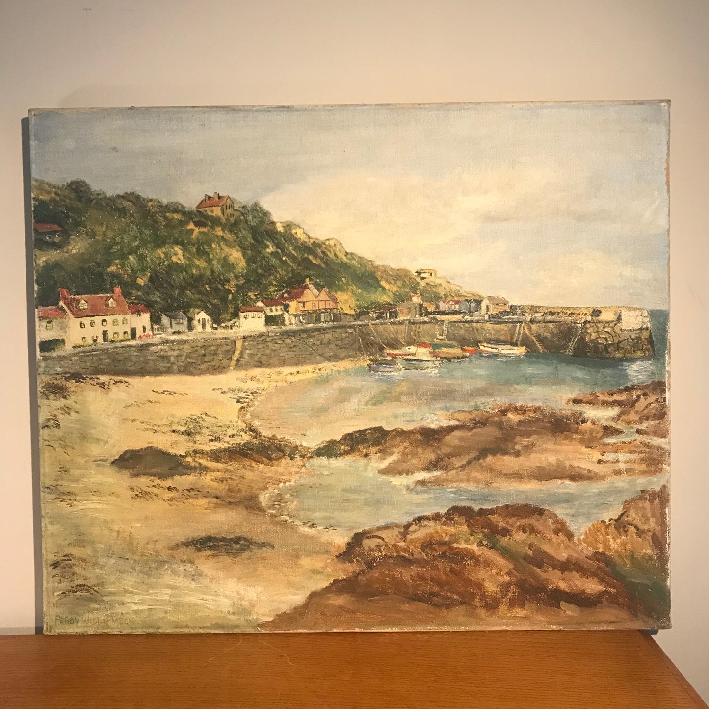 Rozel Bay Oil on Canvas.
