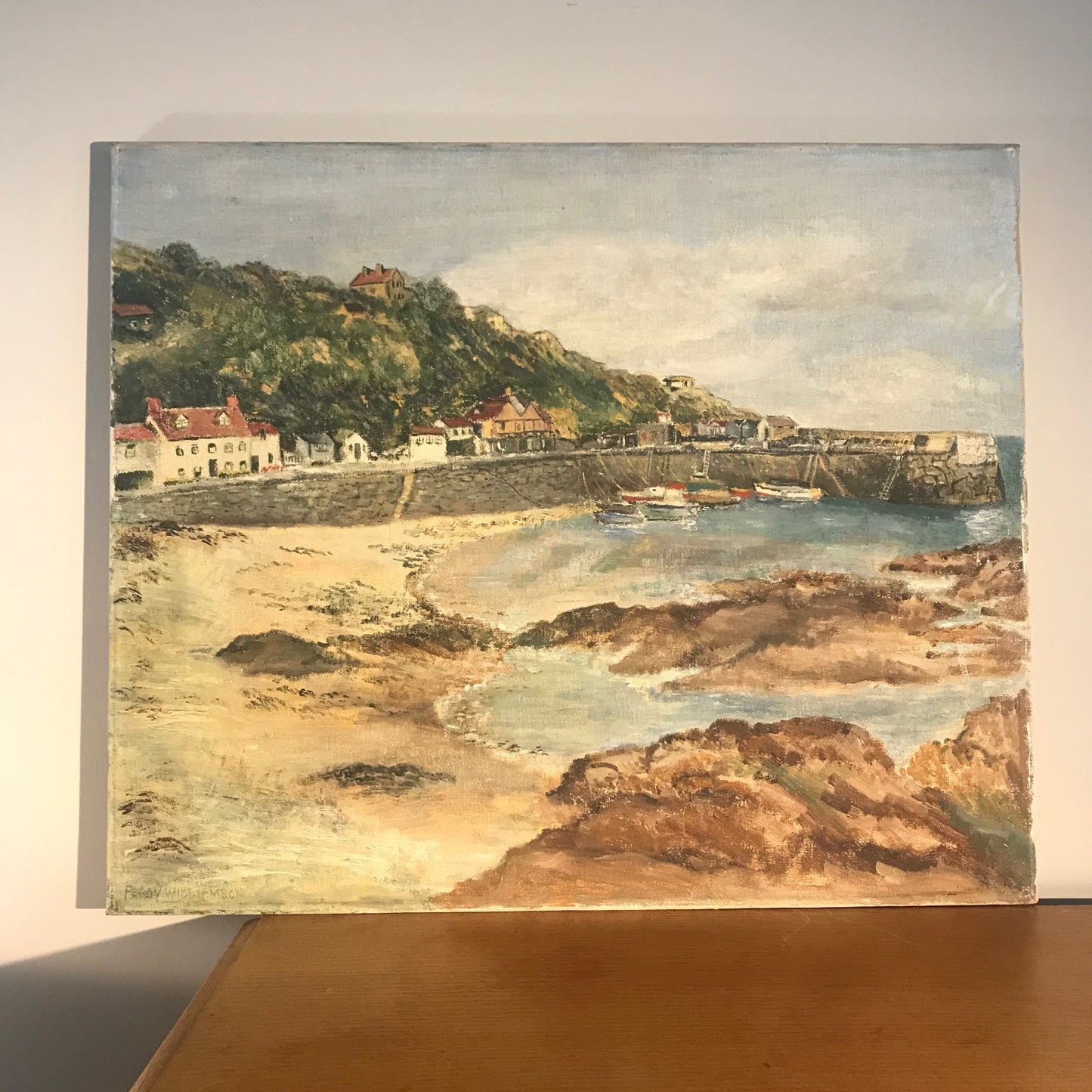 Rozel Bay Oil on Canvas.