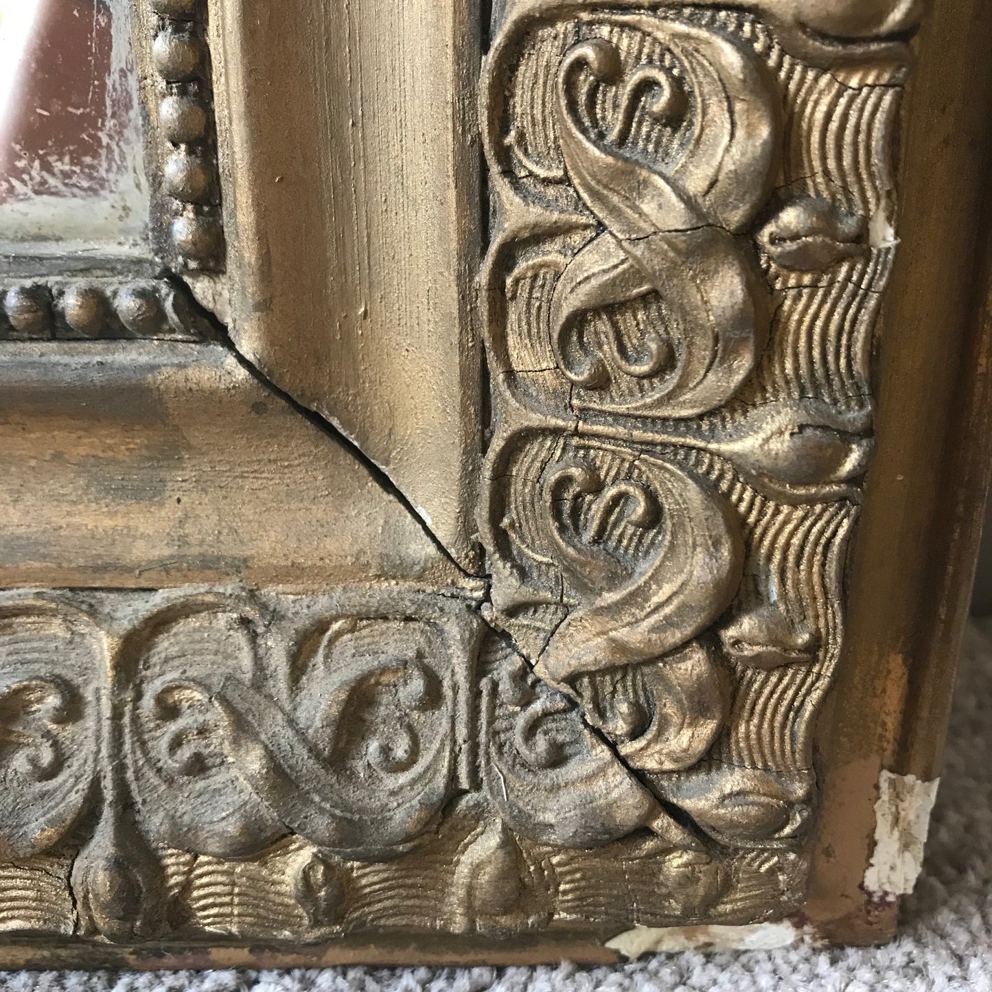 19th Century Giltwood Mirror.