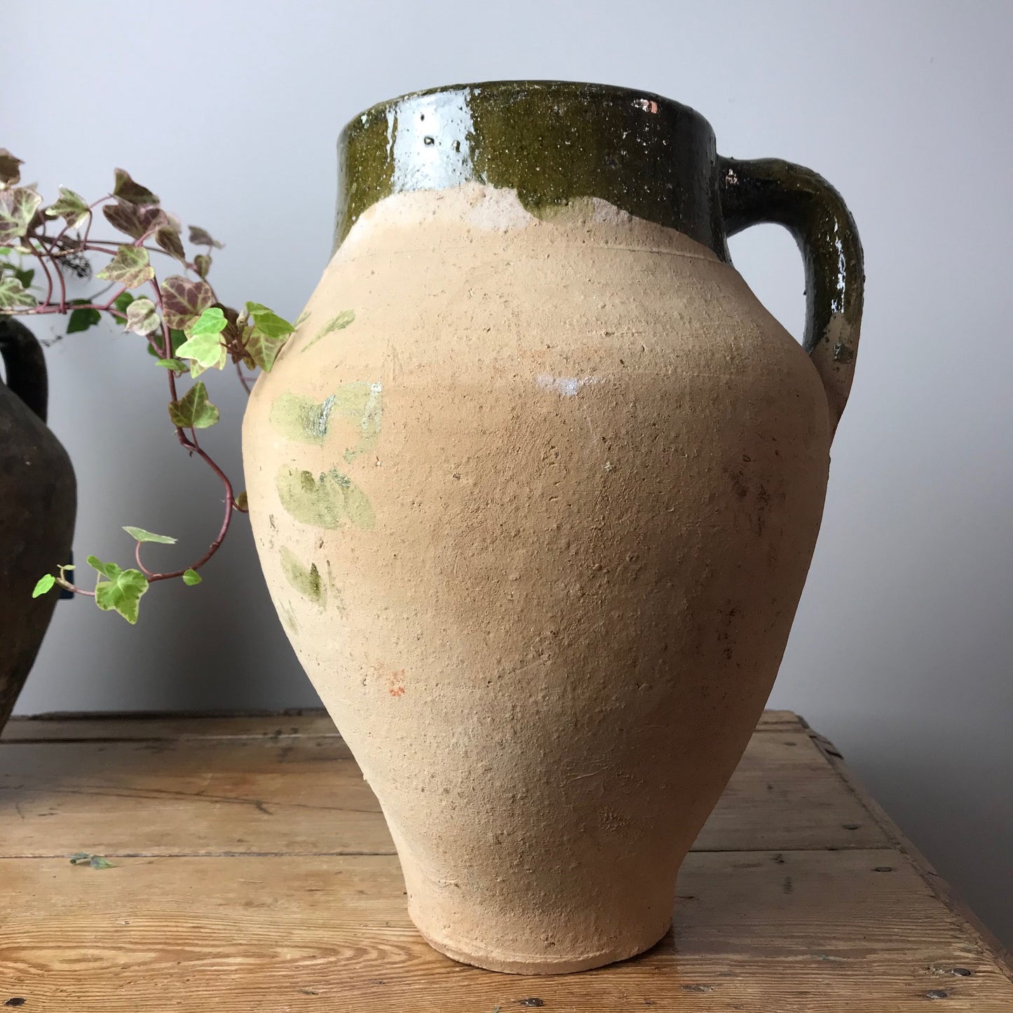 Turkish Terracotta Oil Pot.