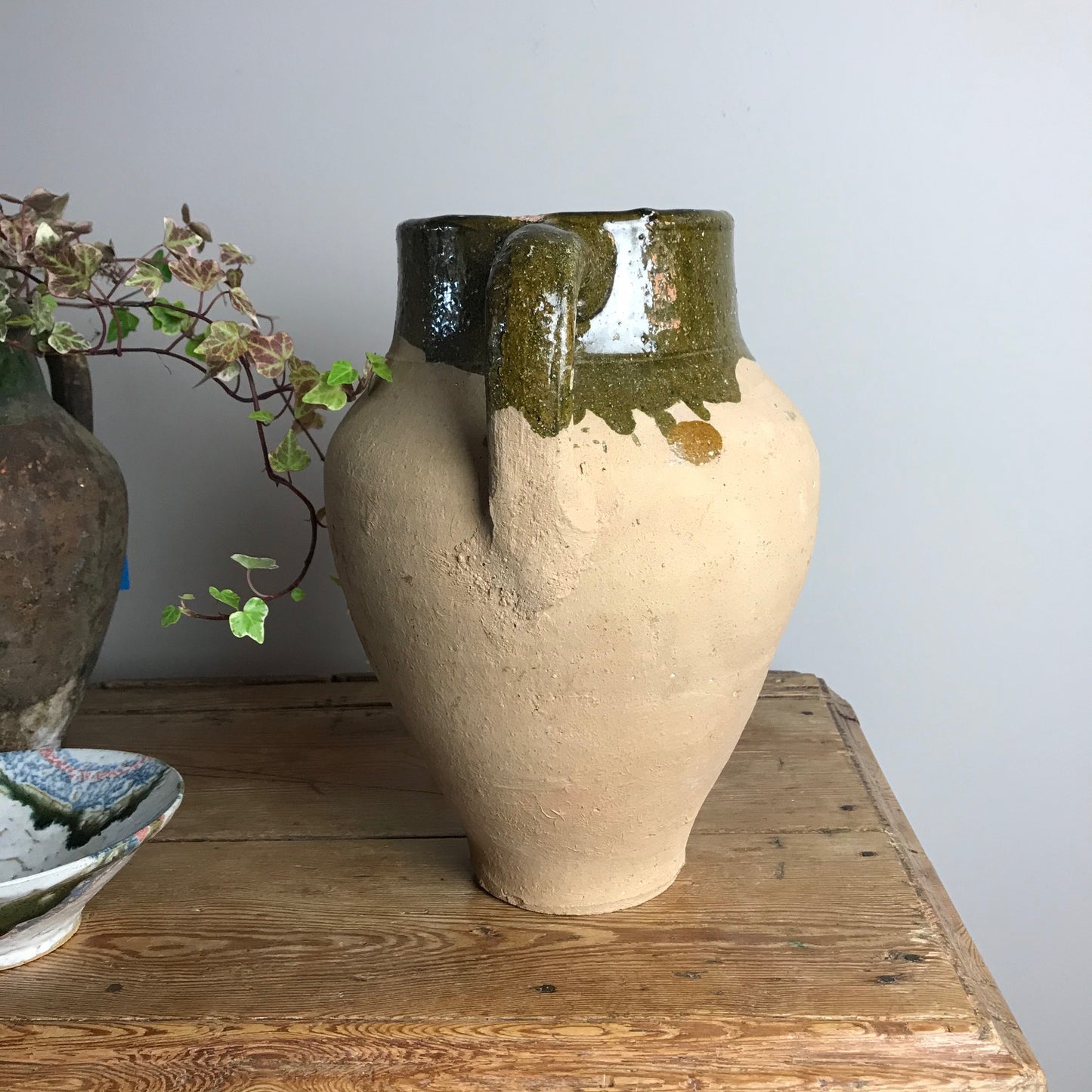 Turkish Terracotta Oil Pot.