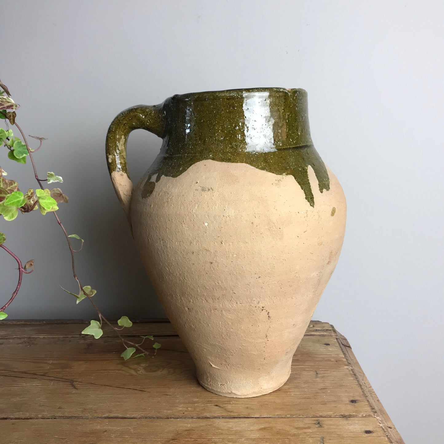 Turkish Terracotta Oil Pot.