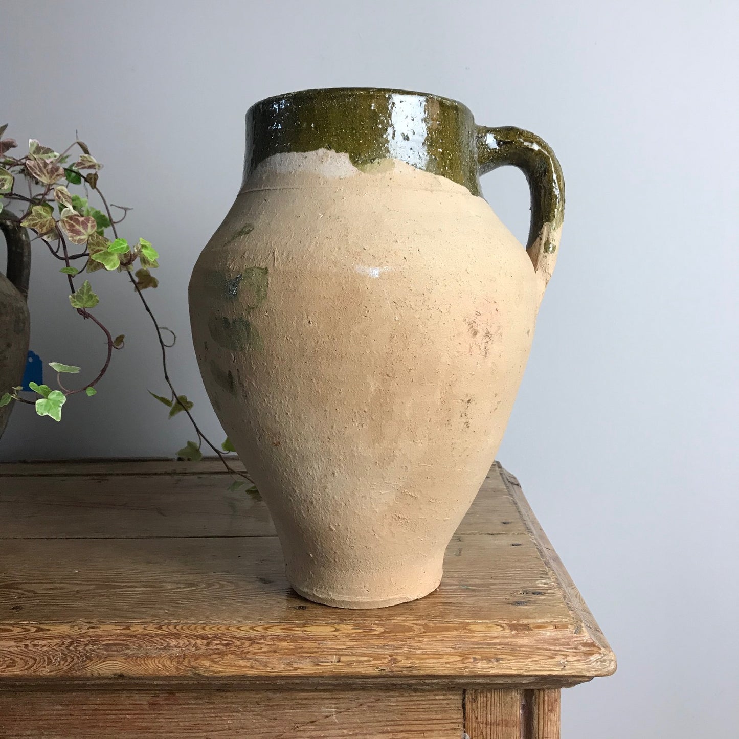 Turkish Terracotta Oil Pot.