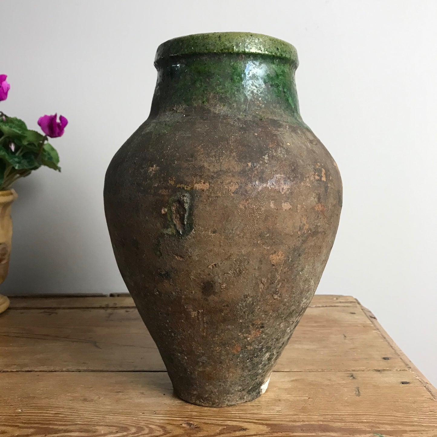 Turkish Terracotta Oil Pot.