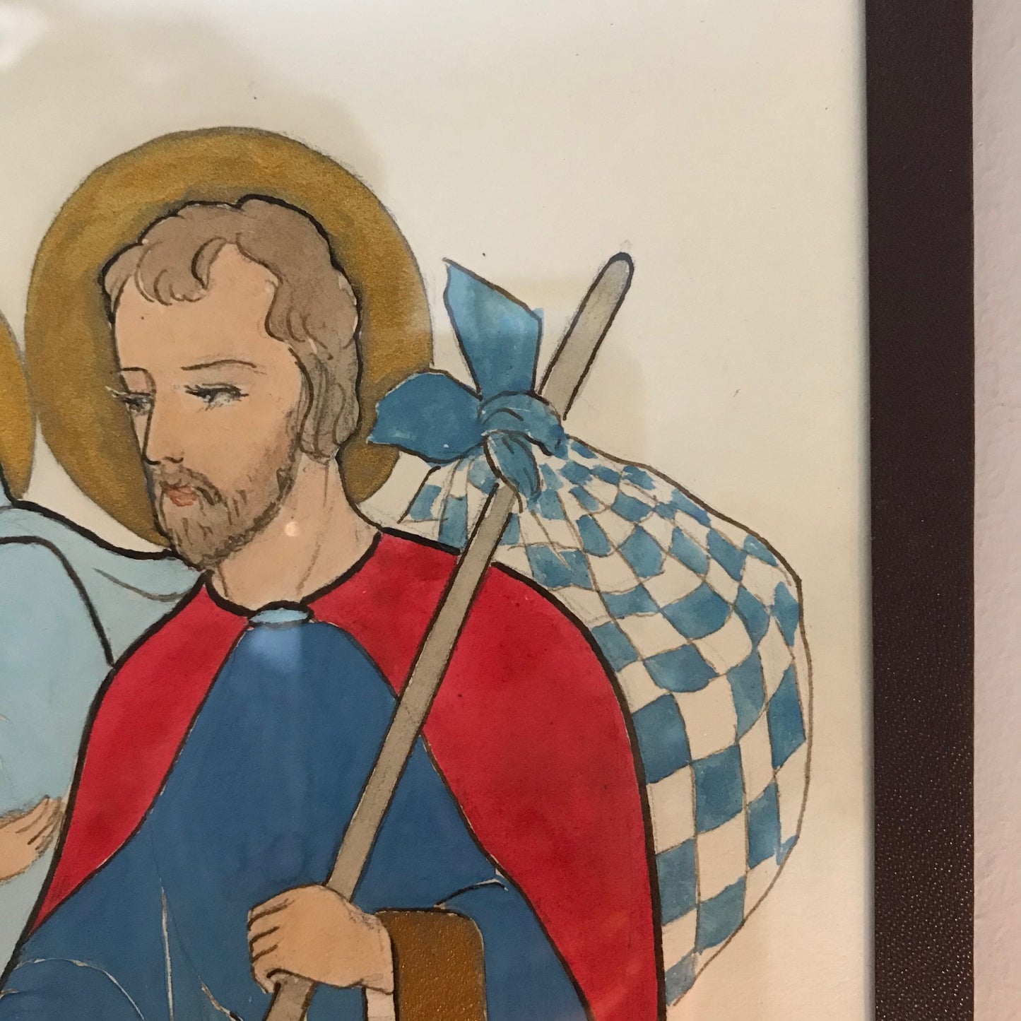 Set of Seven French Religious Pictures.