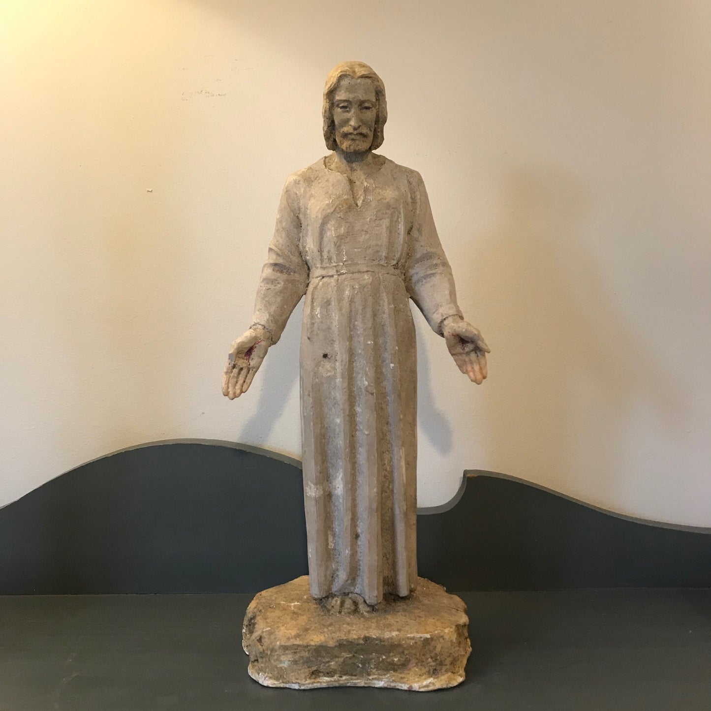A Christ Statue.