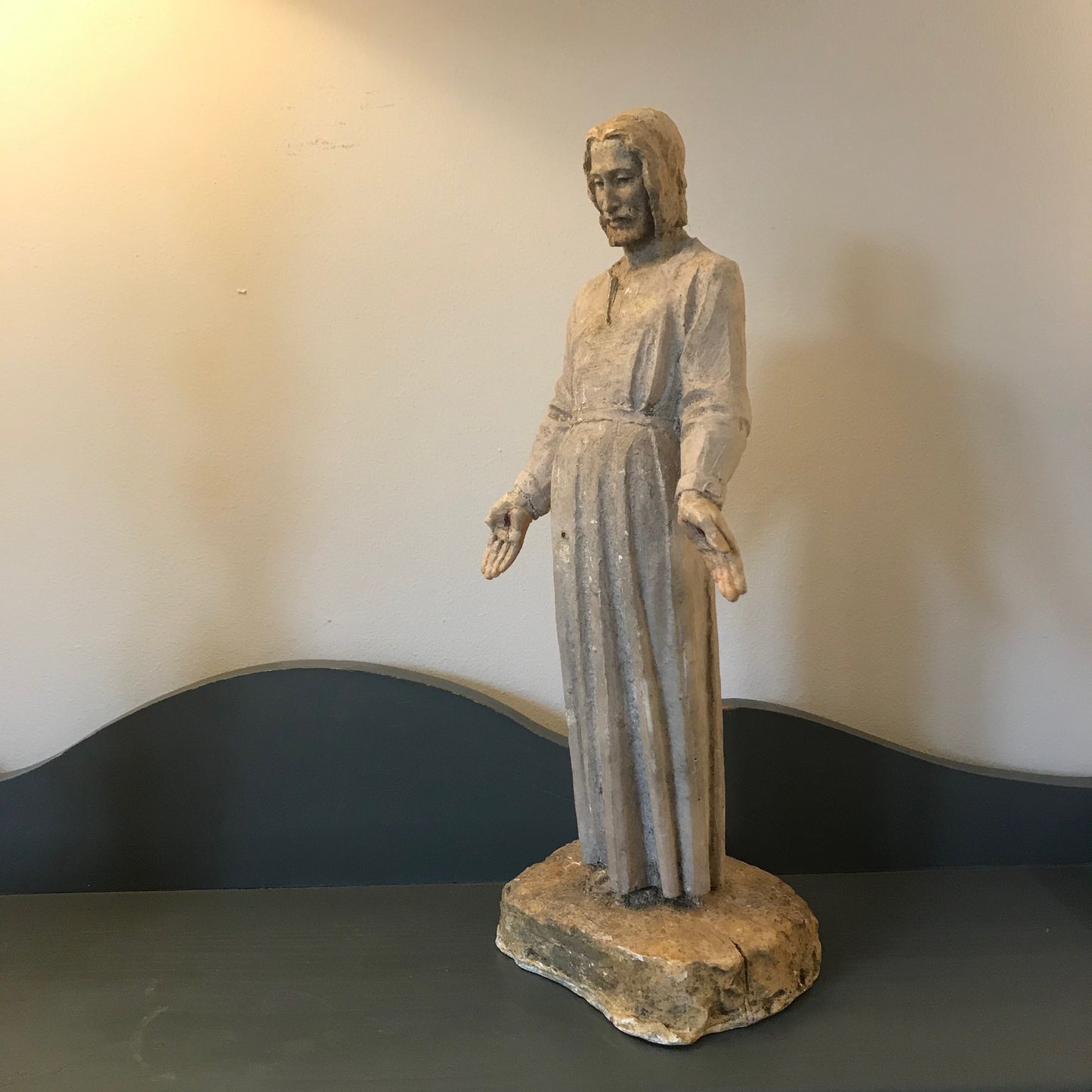 A Christ Statue.
